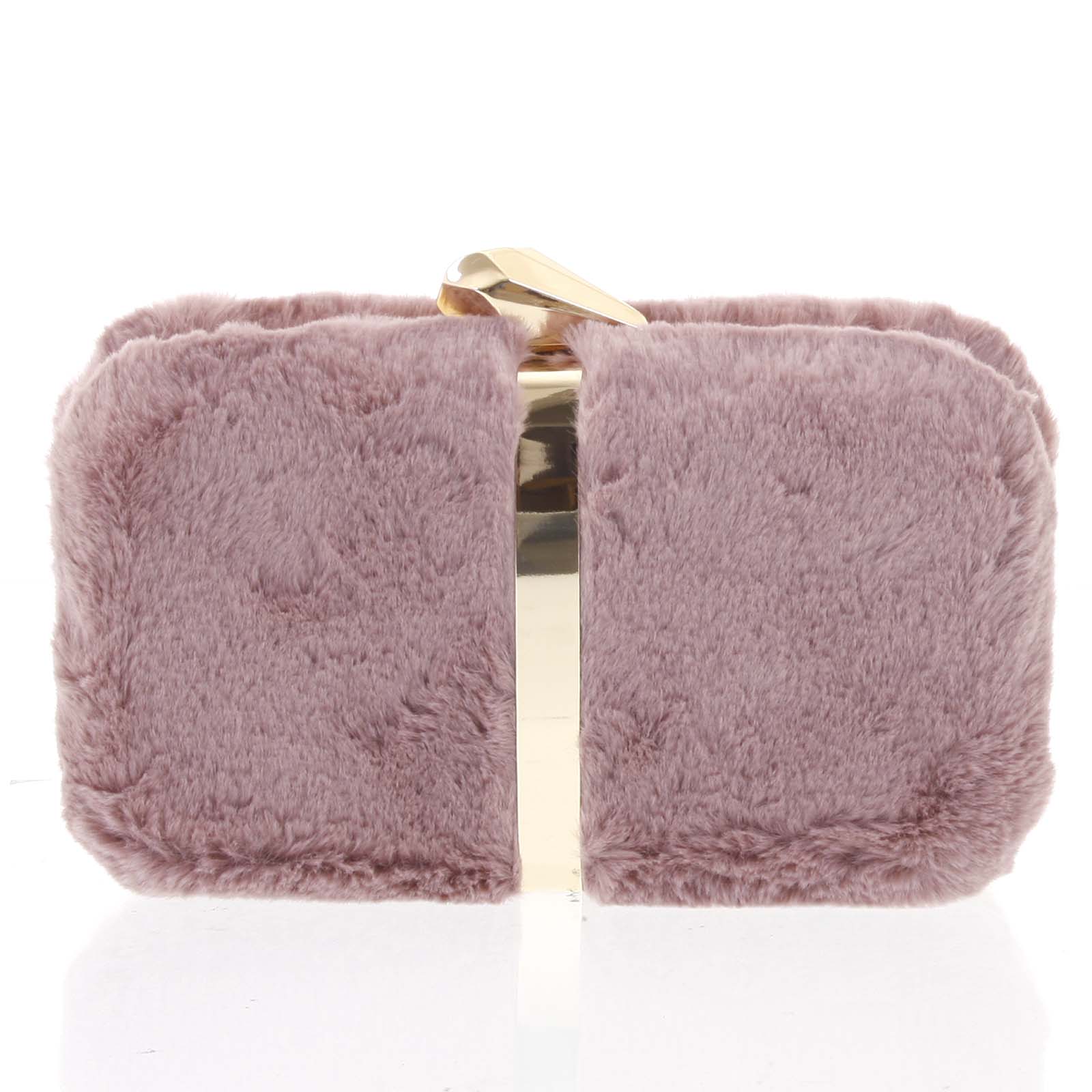 Originální dámské starorůžové plyšové psaníčko - Delami Jayleen