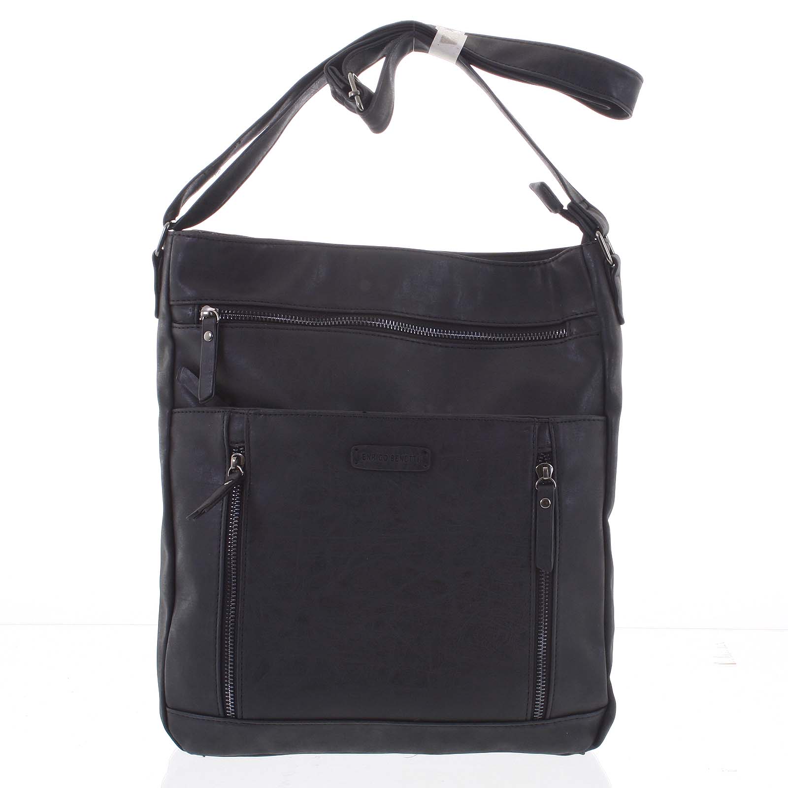 Velká dámská černá crossbody kabelka - Enrico Benetti Loffel