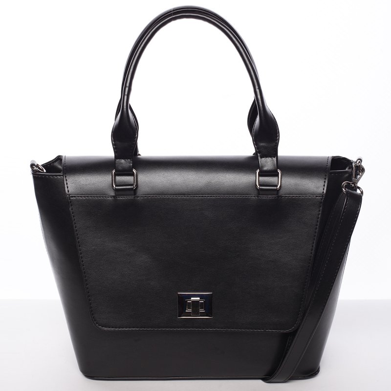 Elegantní pevná kabelka černá - Delami Amari