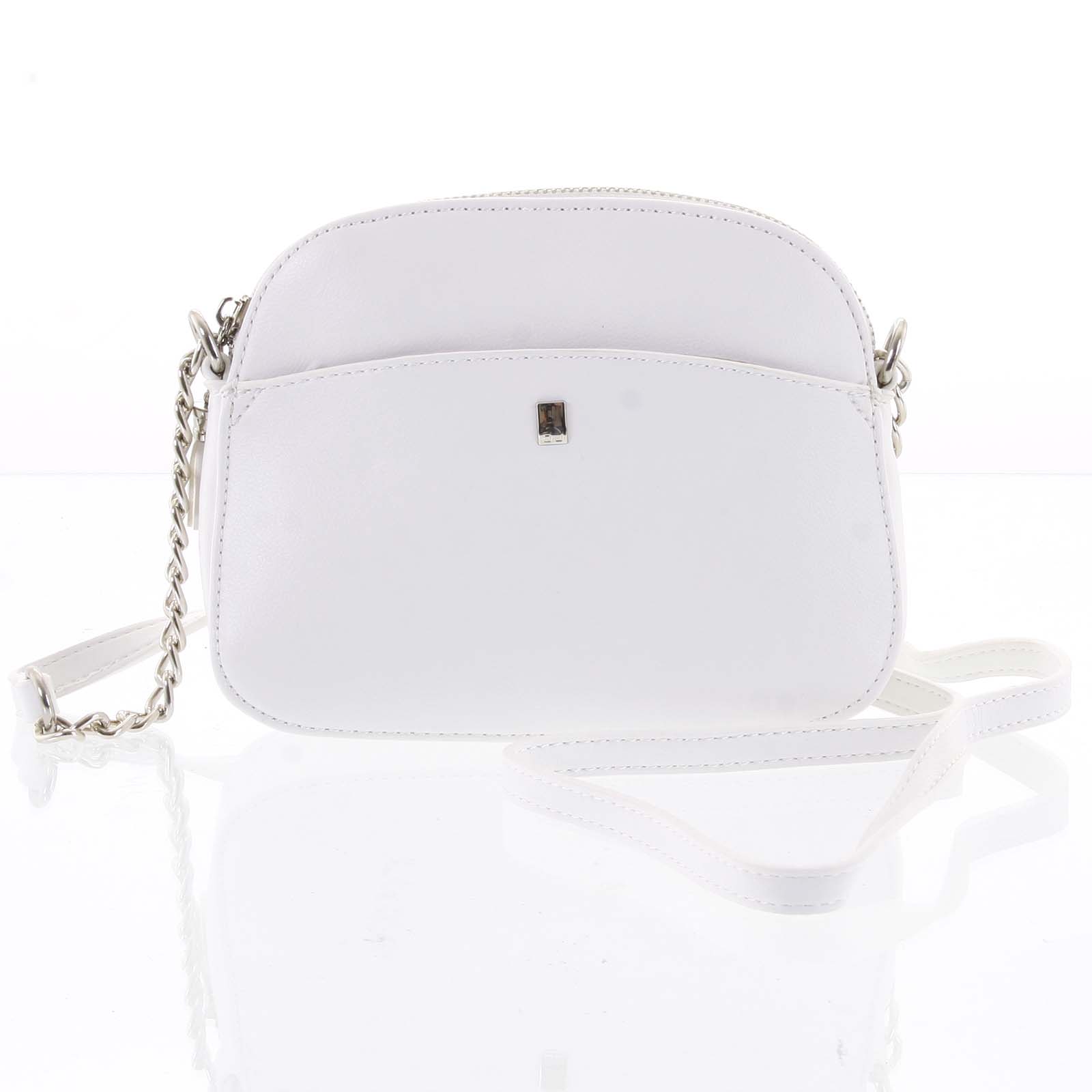 Dámská bílá crossbody mini kabelka - David Jones Shirley