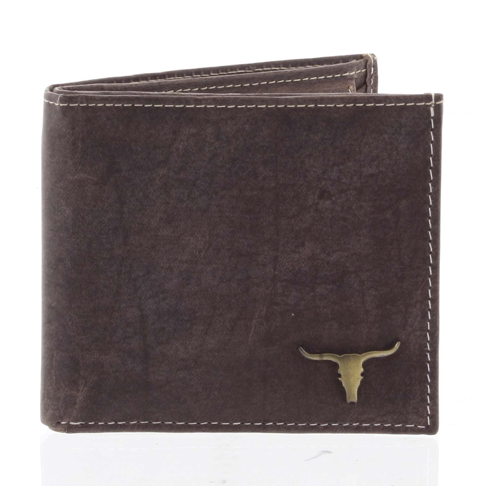 Pánská kožená peněženka hnědá - BUFFALO Philip
