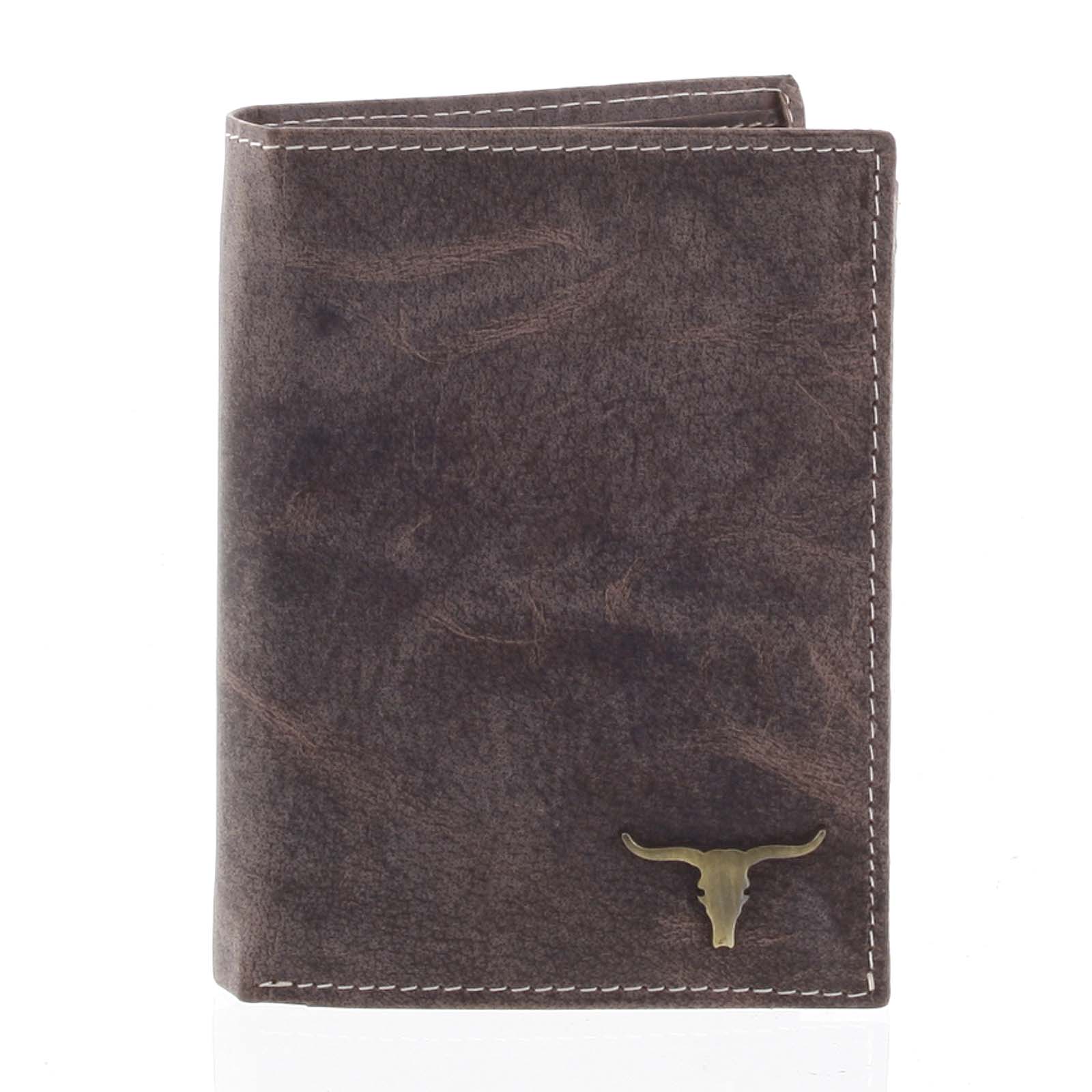 Pánská kožená peněženka hnědá - BUFFALO Dura