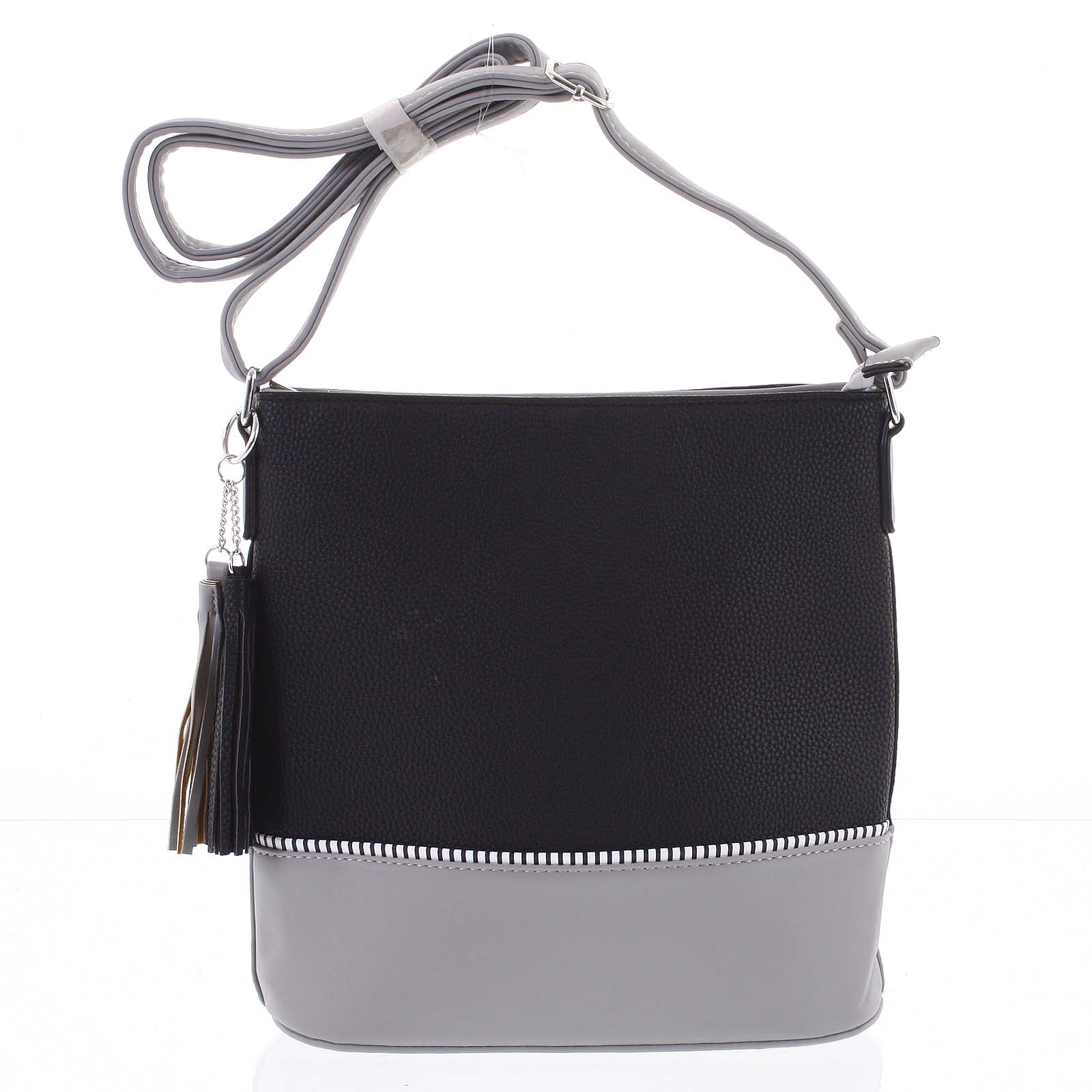 Trendy dámská crossbody kabelka černá - Dudlin Adriana