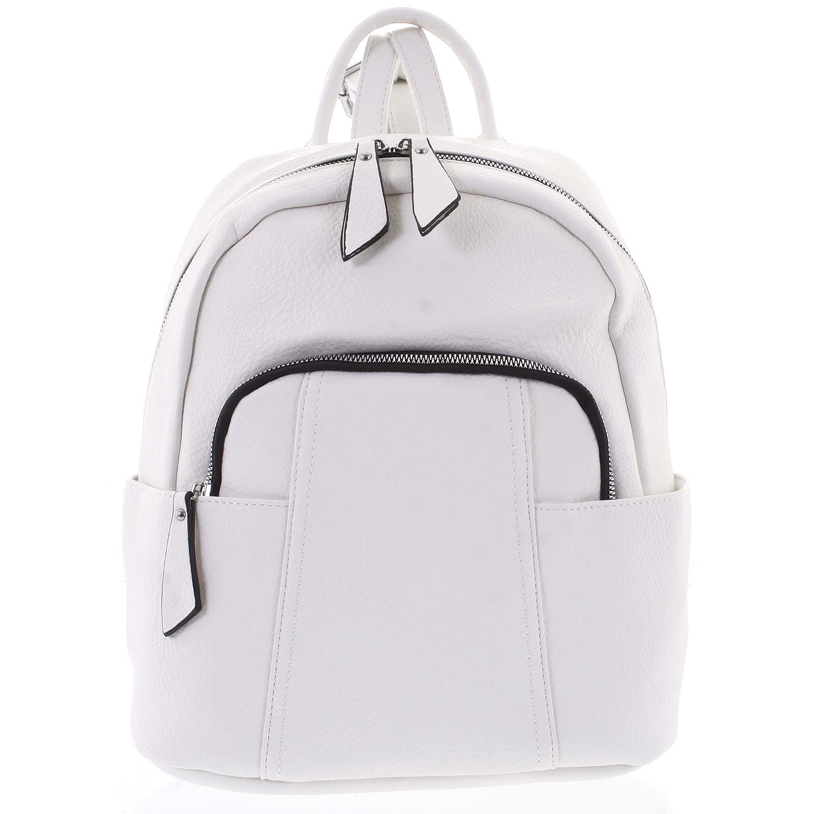 Módní a originální dámský batoh bílý - Maria C Rashid