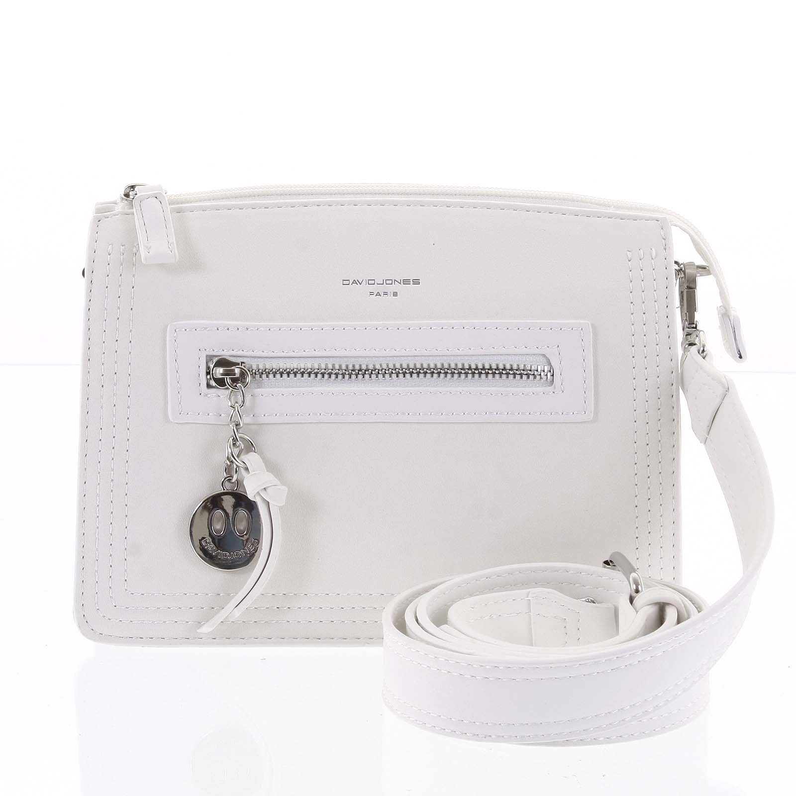 Malá bílá crossbody kabelka - David Jones Afida