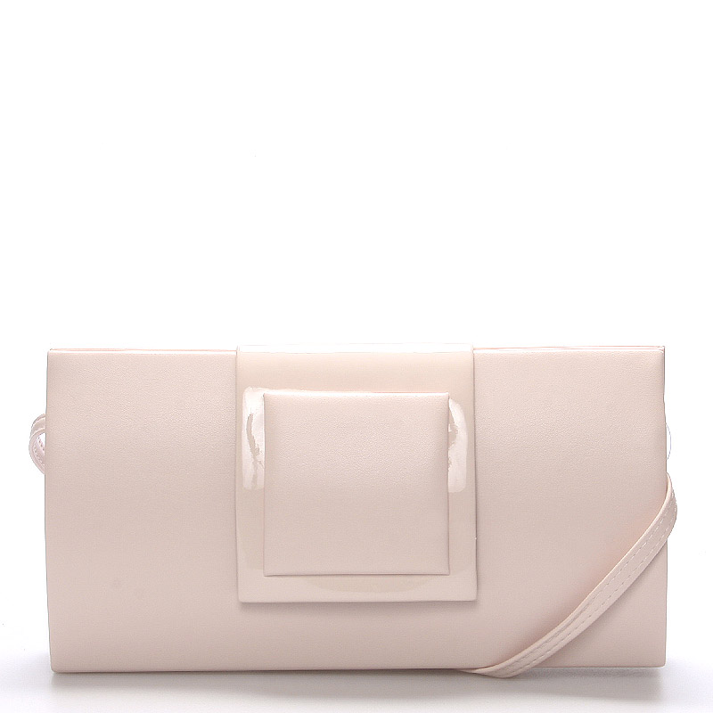 Dámské psaníčko pudrové matné - Royal Style Erna