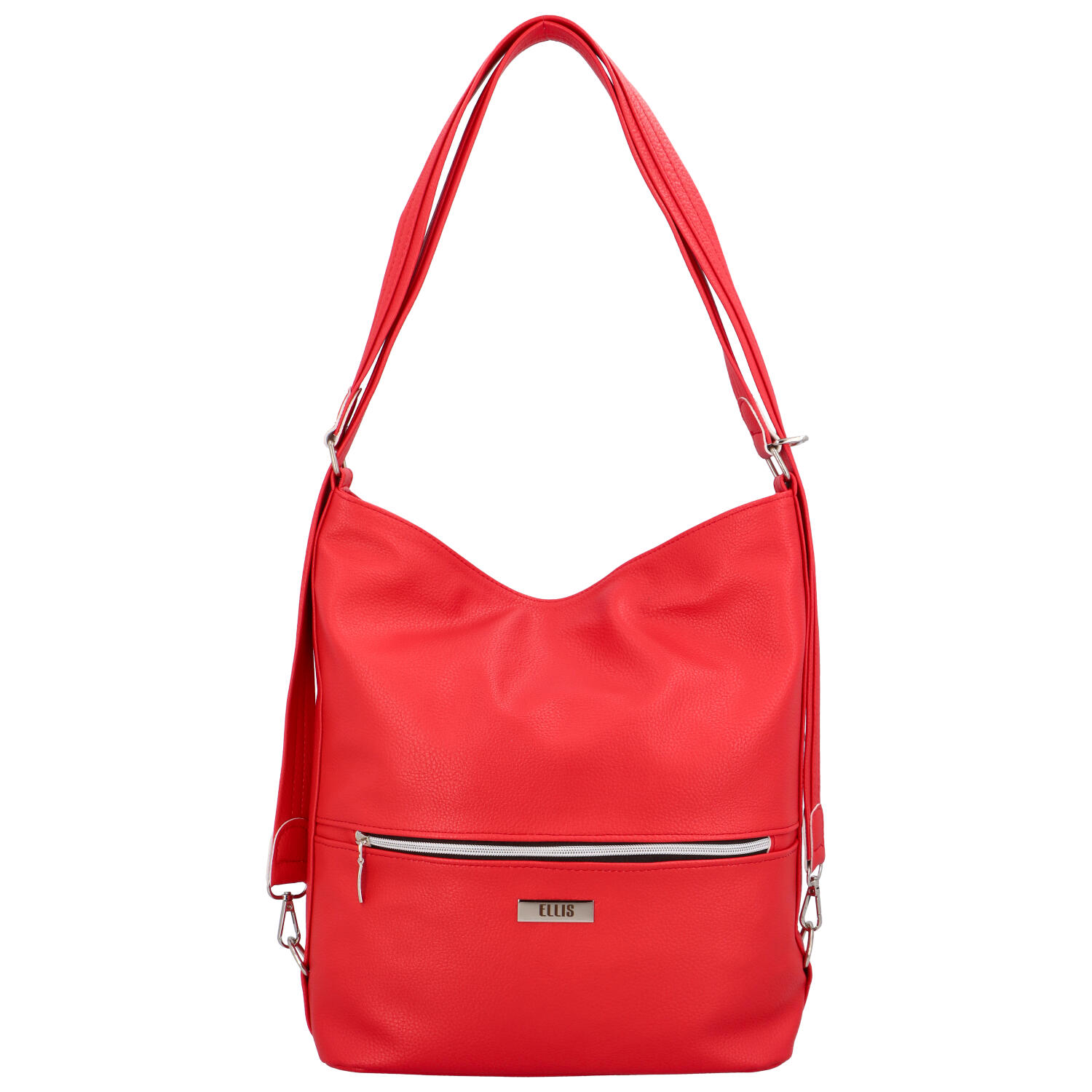 Módní dámská kabelka batoh červená - Ellis Patrik