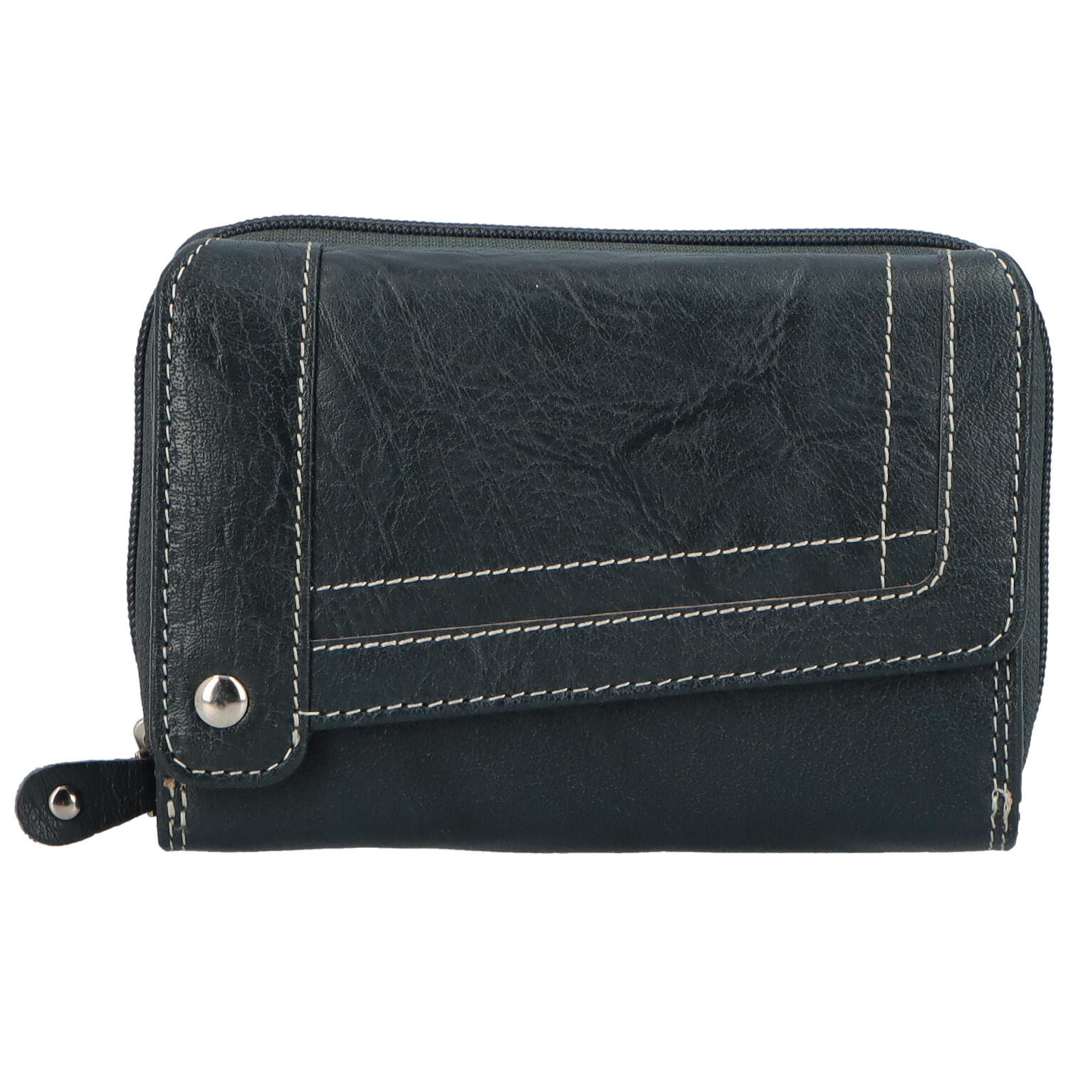 Dámská kožená peněženka tmavě modrá - Tomas Feisol 2