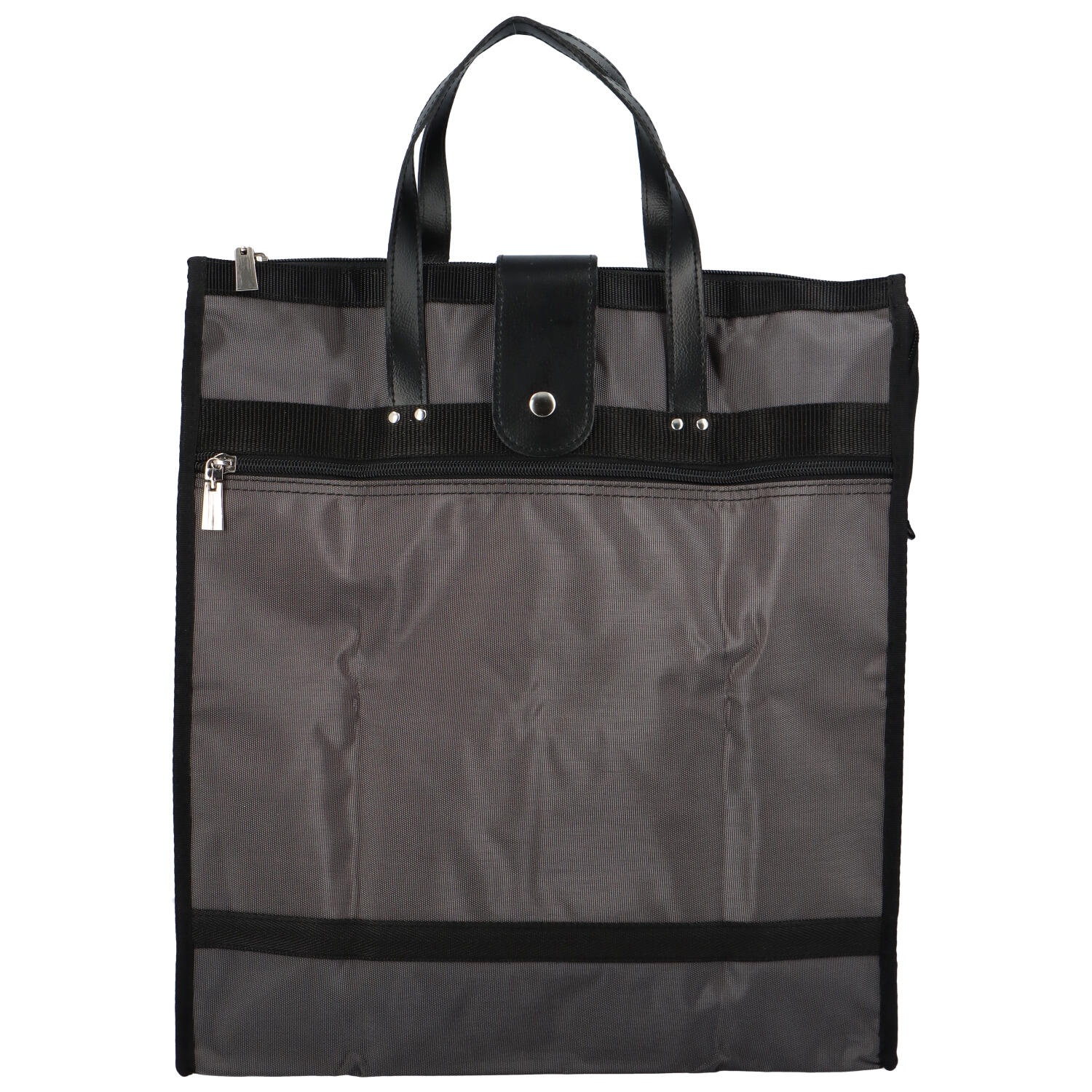 Velká moderní nákupní taška tmavě šedá - SendiDesign Milenium