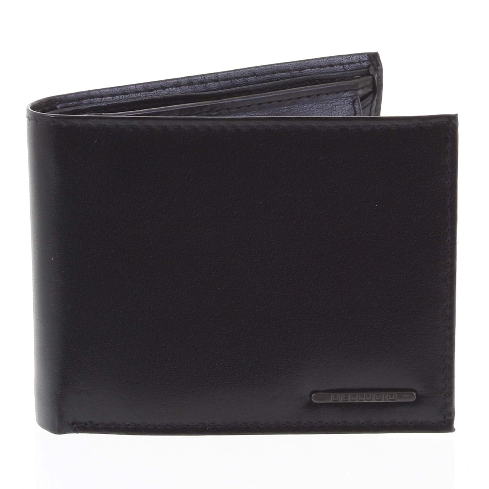 Pánská kožená peněženka černá - Bellugio Etien