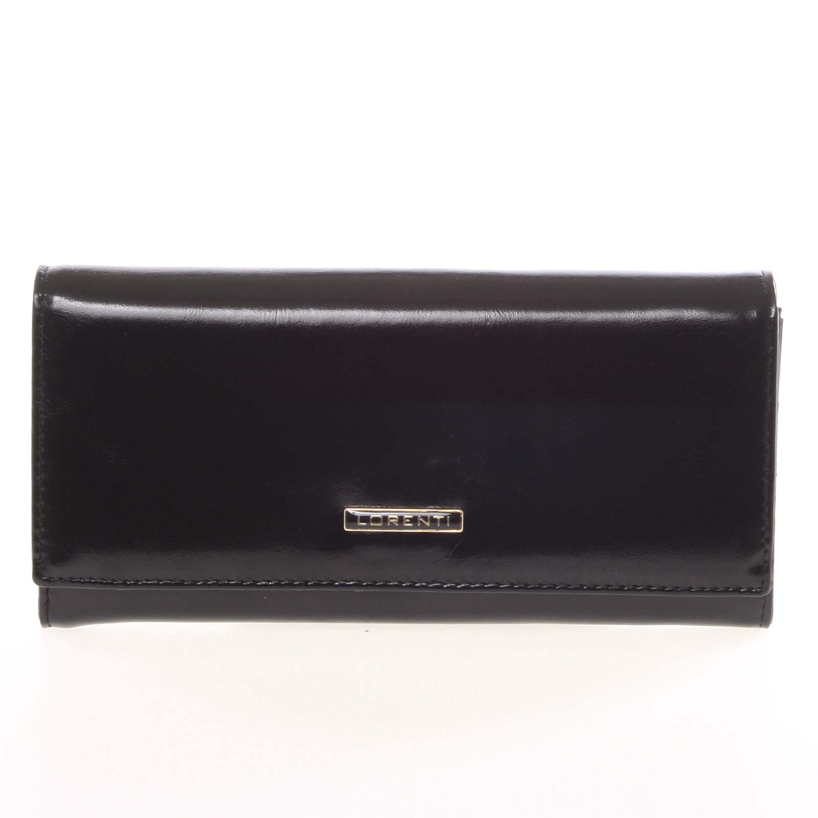 Dámská elegantní kožená peněženka černá - Lorenti 2037