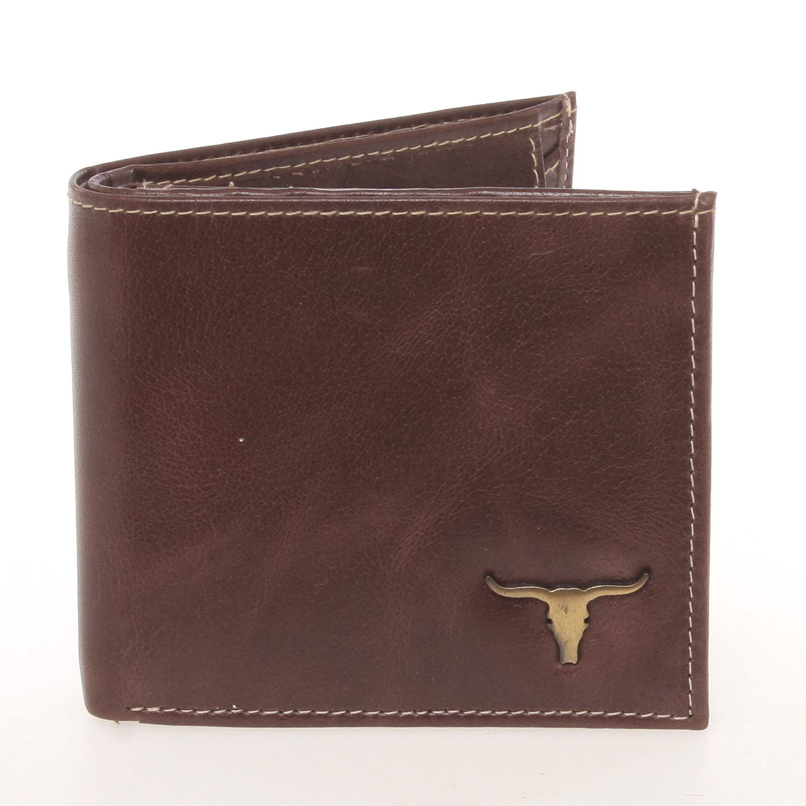 Elegantní kožená peněženka pro muže hnědá - BUFFALO Derry