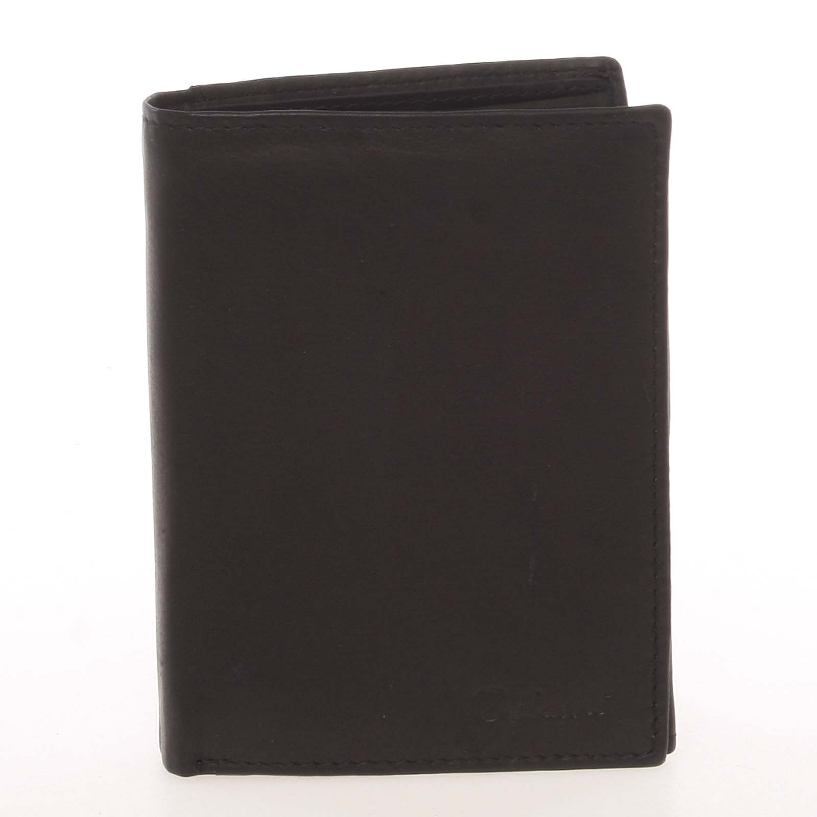 Pánská kožená černá peněženka - Delami Therron