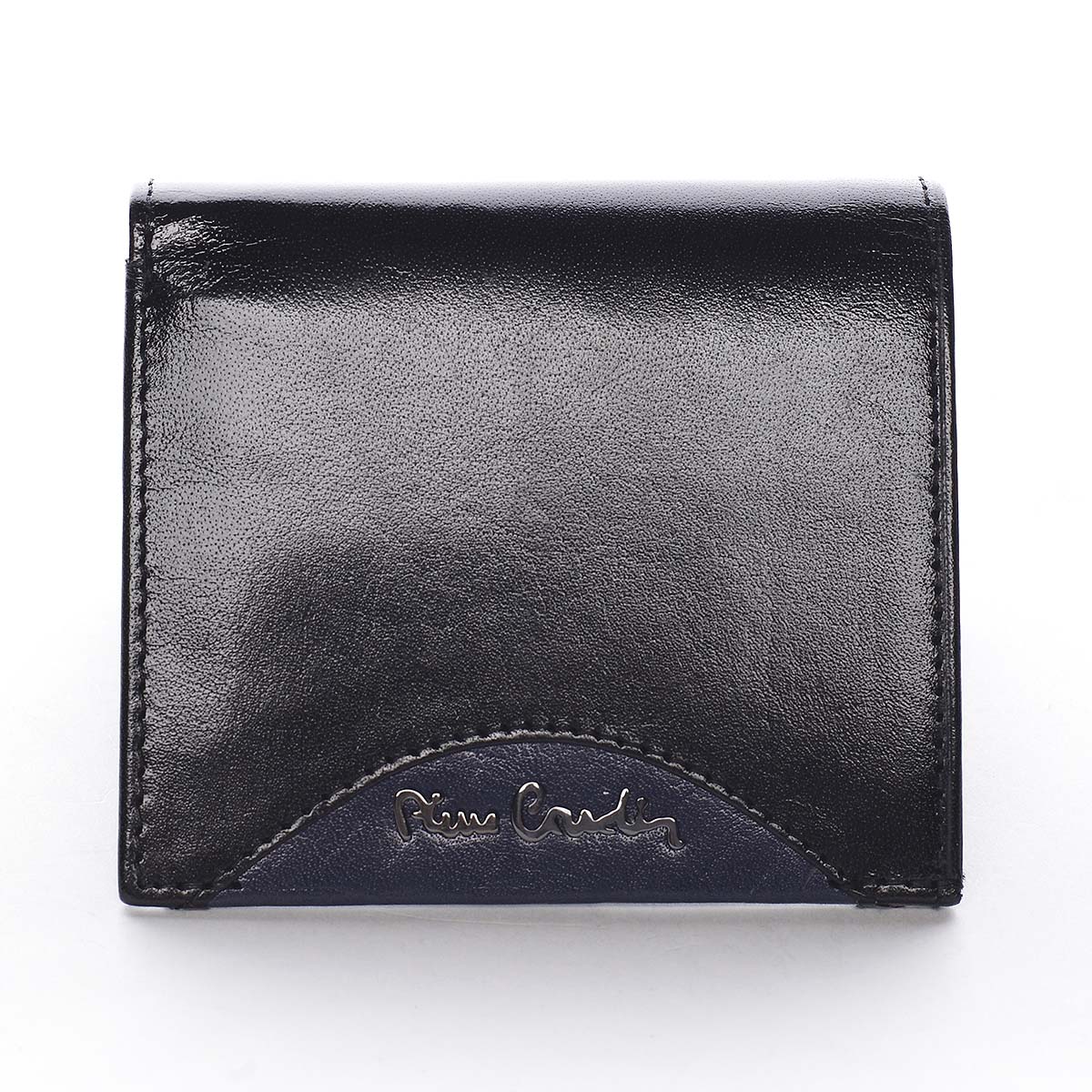 Malá pánská kožená peněženka černá - Pierre Cardin Mambu Blue