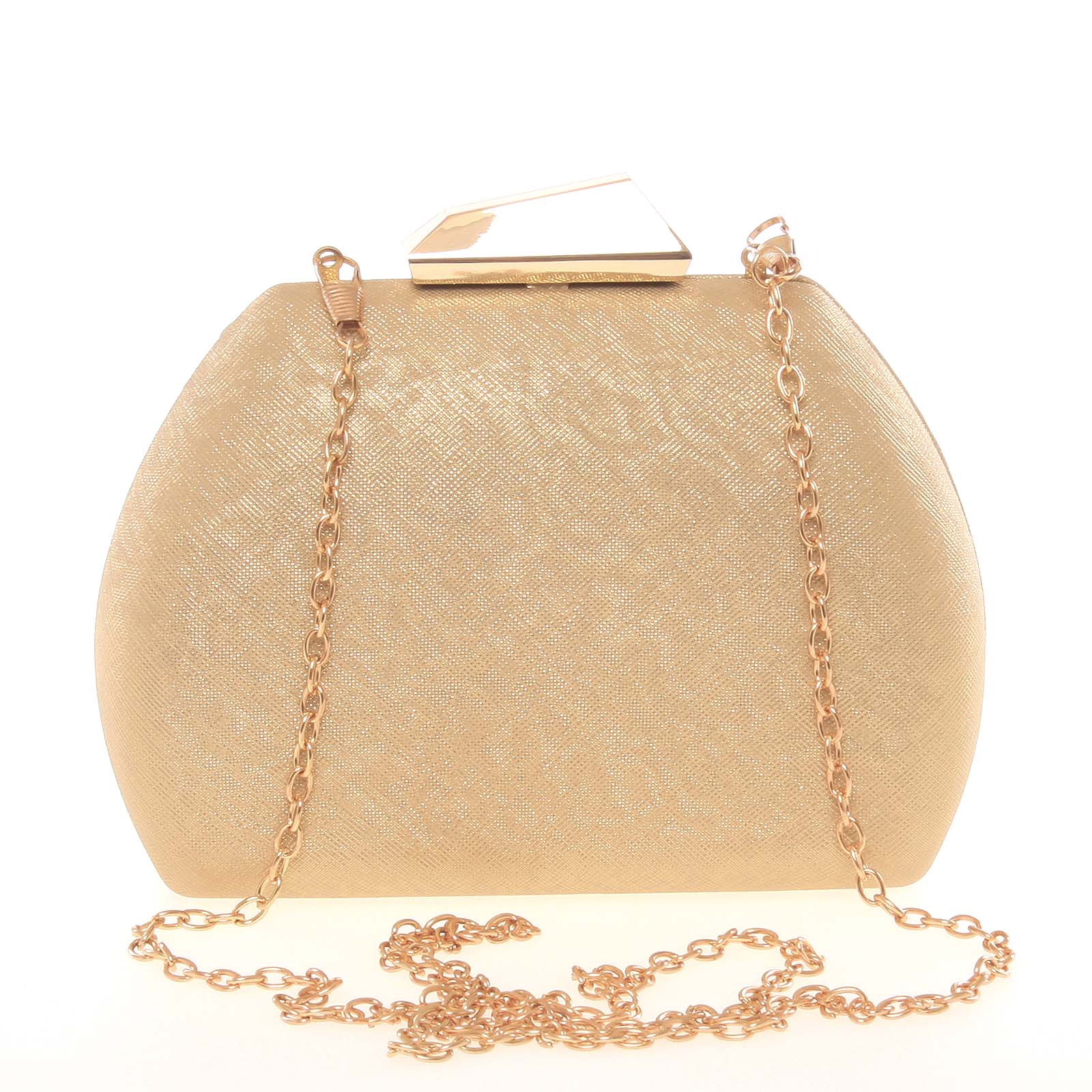 Módní dámské večerní psaníčko zlaté - Delami 2902