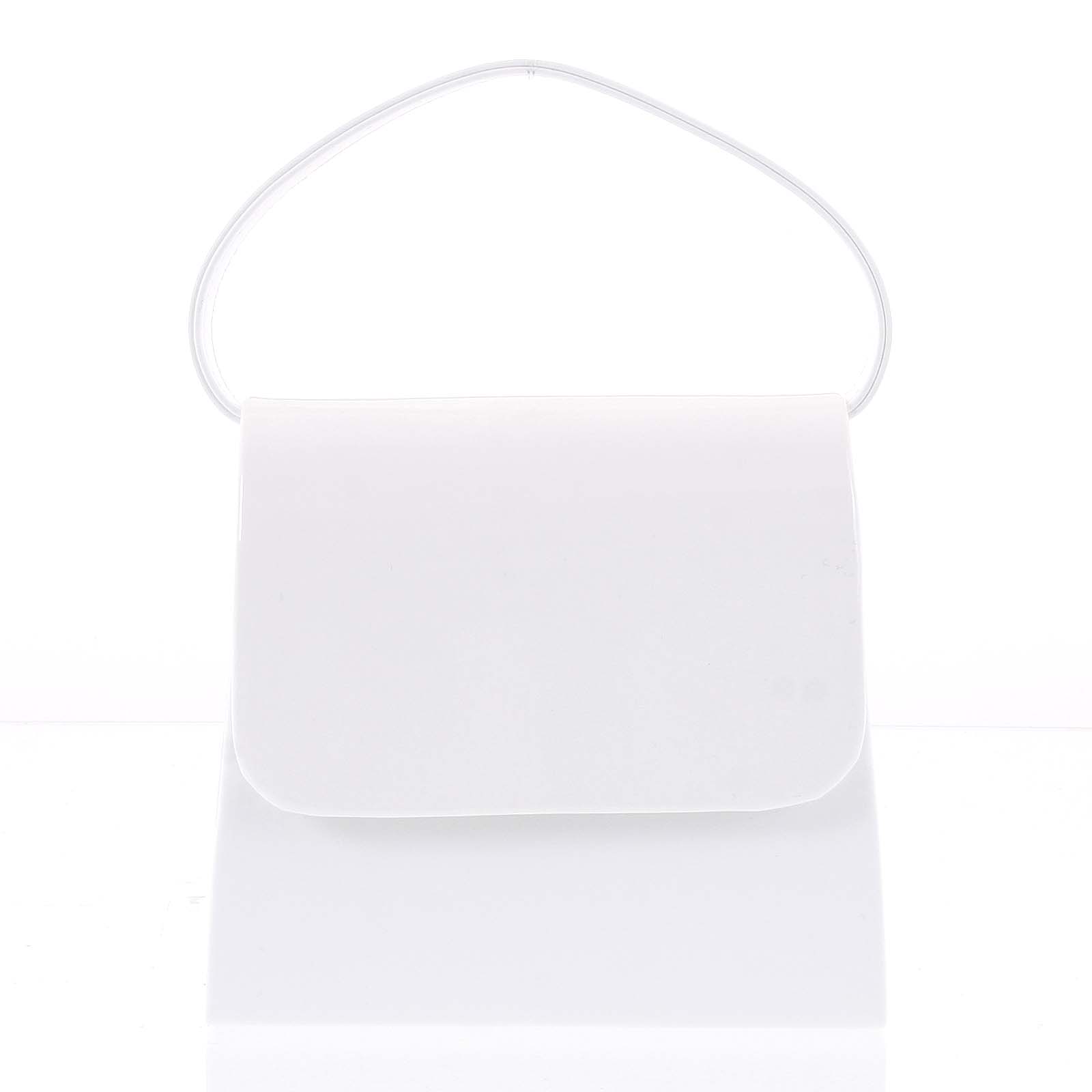 Luxusní dámské psaníčko/kabelka bílé - Delami Viseria