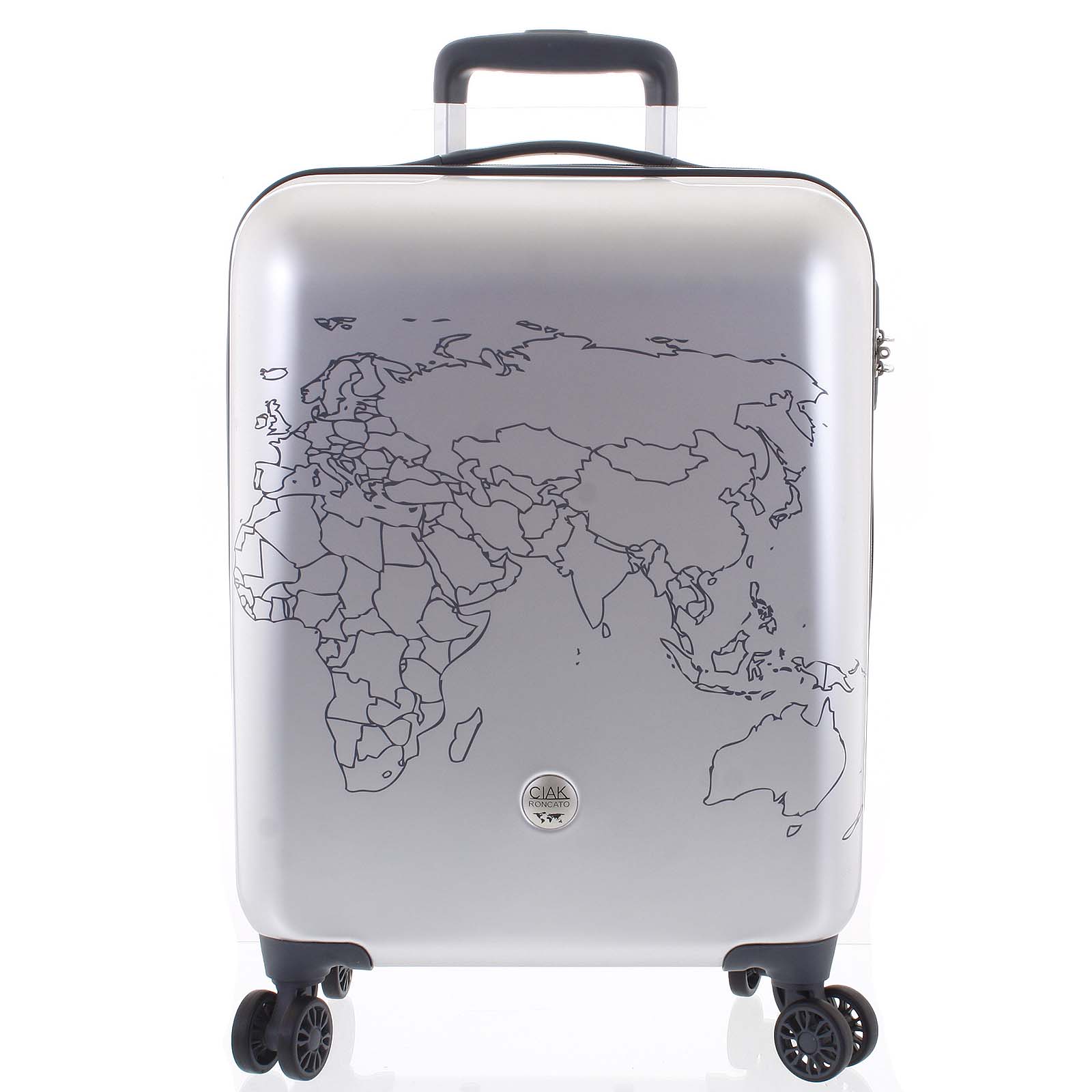 Cestovní kufr stříbrný - Roncato Duek