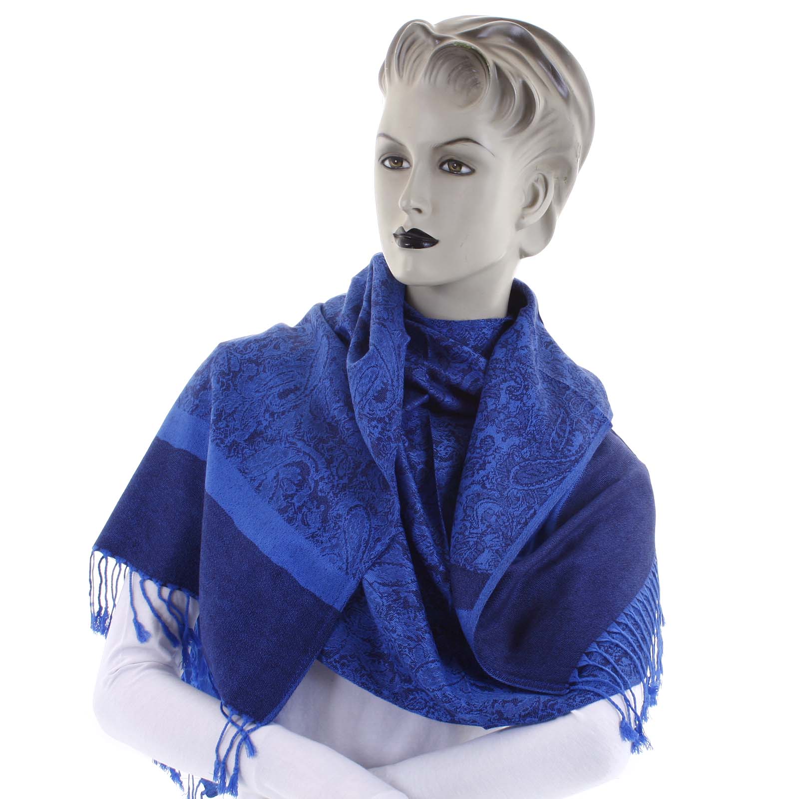 Dámská kašmírová šála modrá - CASH Andie