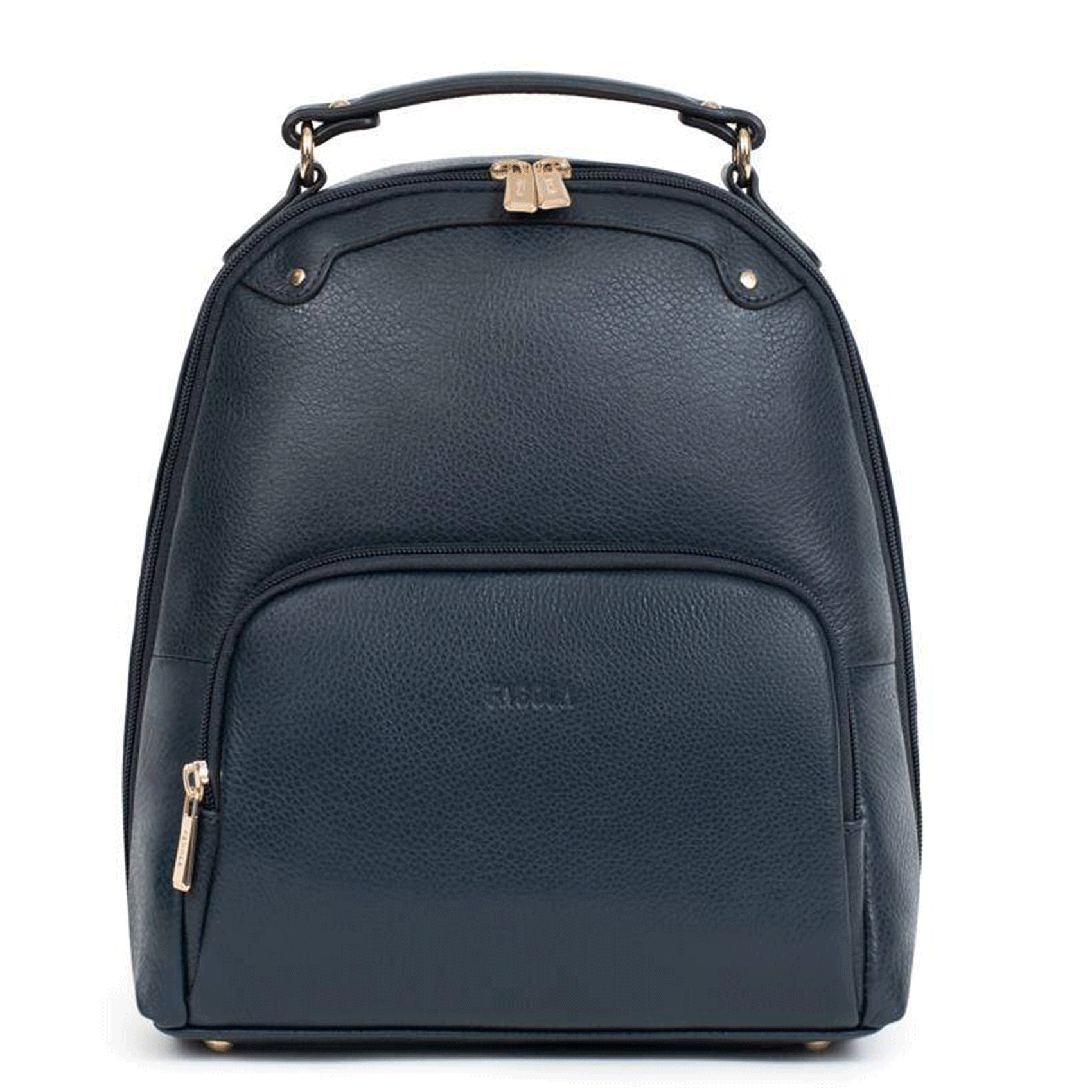 Dámský kožený batůžek tmavě modrý - Fagola Familiar