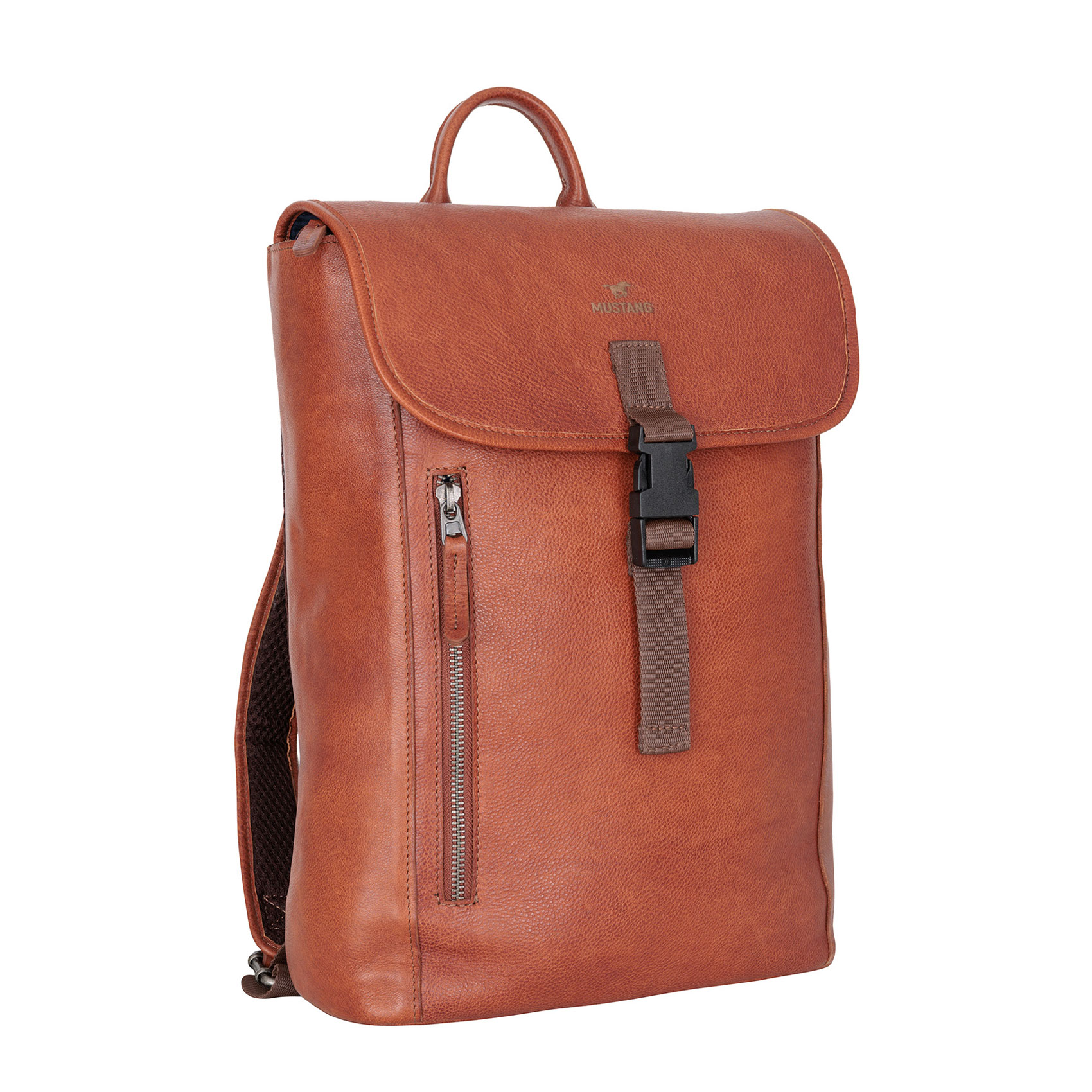 Luxusní kožený batoh světle hnědý - Mustang Lorriz