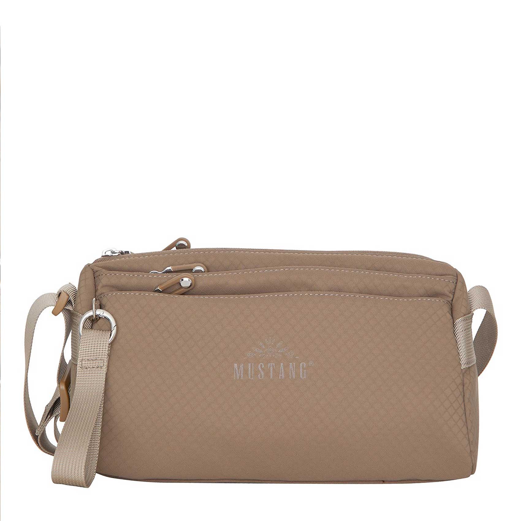 Dámská crossbody kabelka taupe - Mustang Felisha