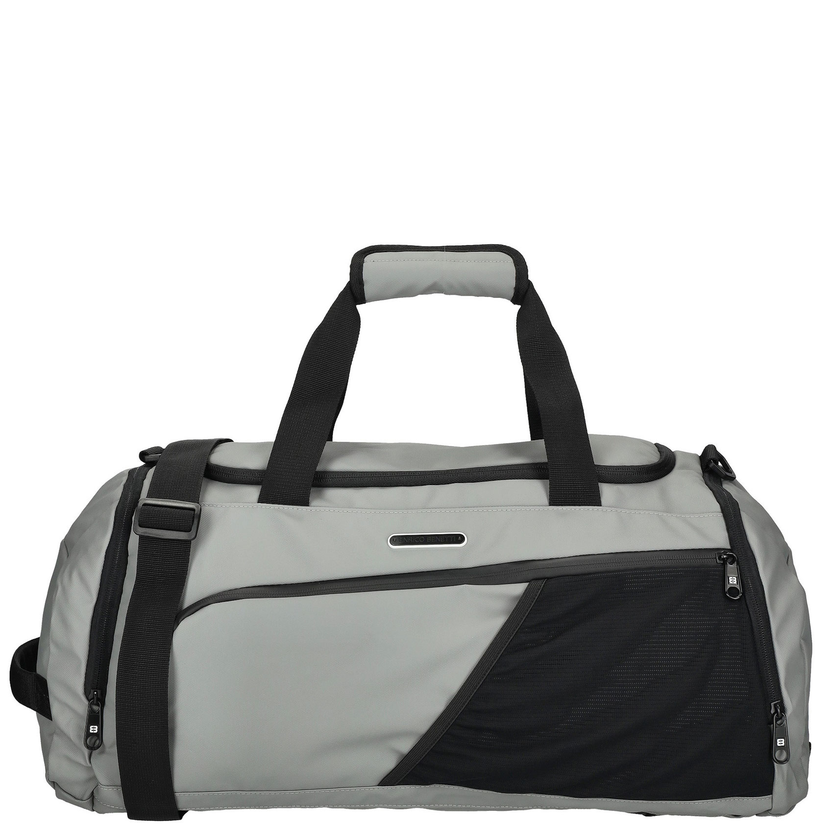 Sportovní a cestovní taška světle šedá - Enrico Benetti Flash