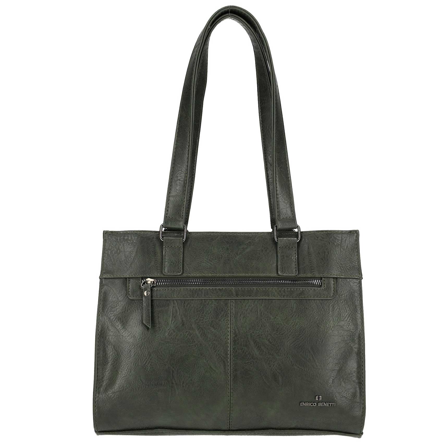 Dámská kabelka přes rameno tmavě zelená - Enrico Benetti Mayla