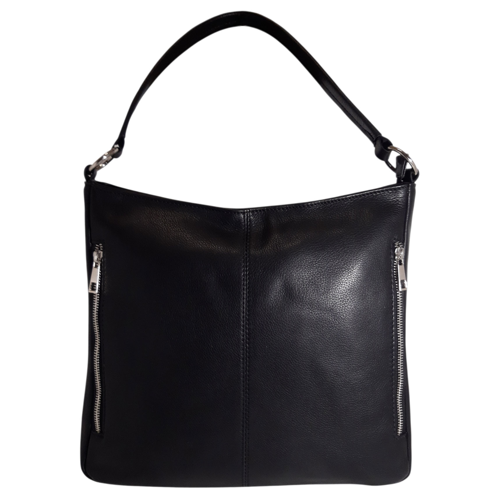 Dámská kožená kabelka přes rameno černá - Sendi Design Clare