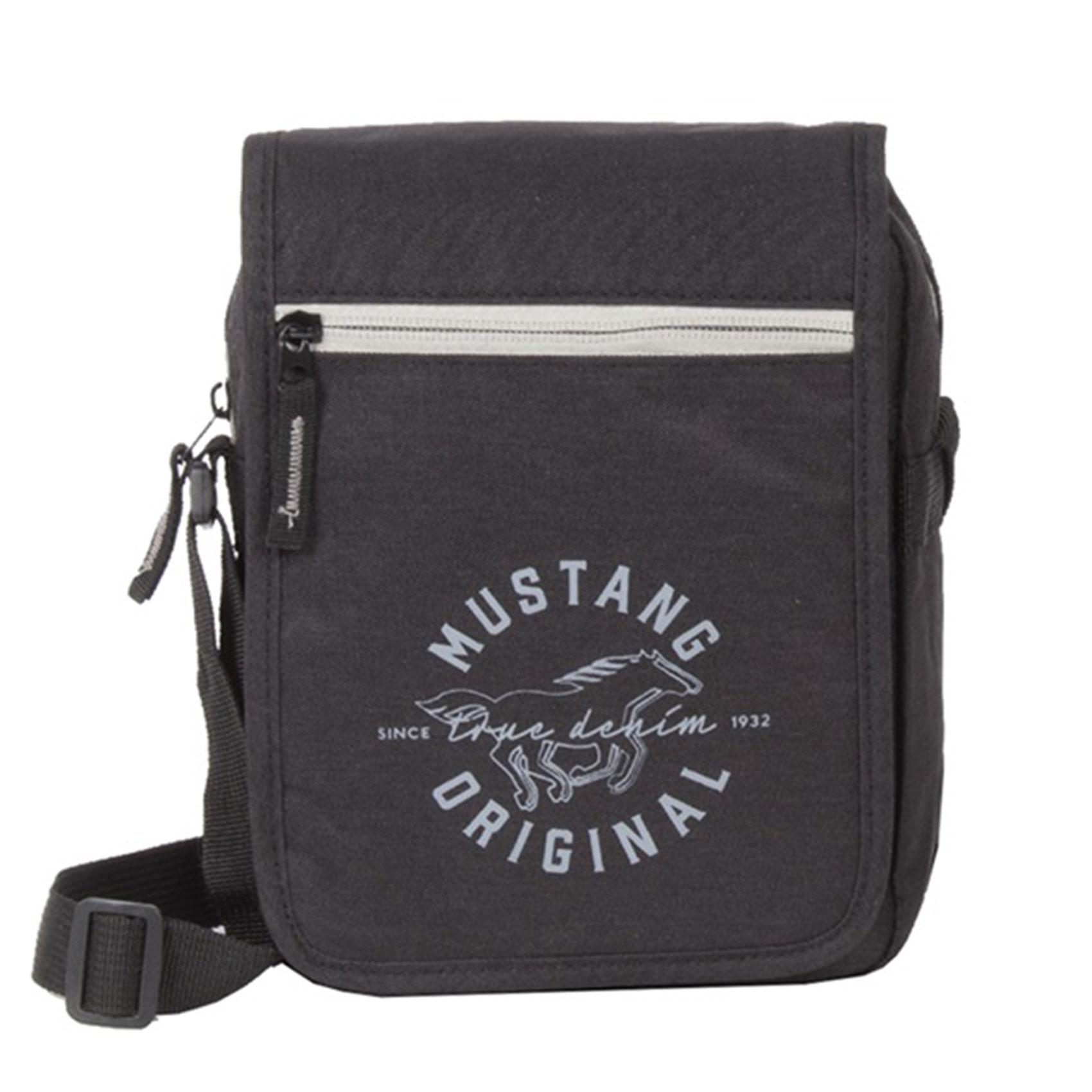 Pánská látková crossbody taška černá - Mustang Afon