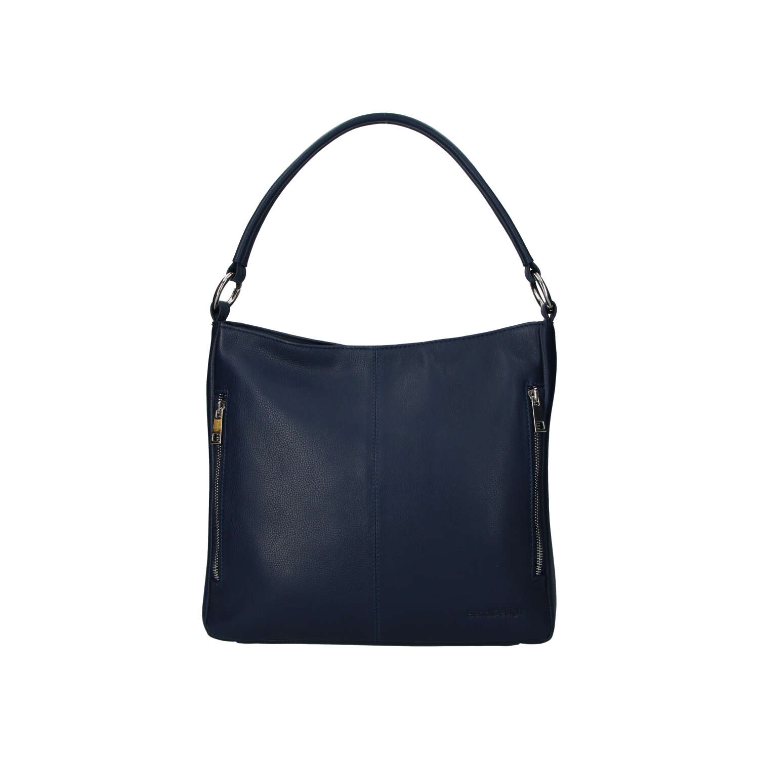 Dámská kožená kabelka přes rameno tmavě modrá - Sendi Design Clare