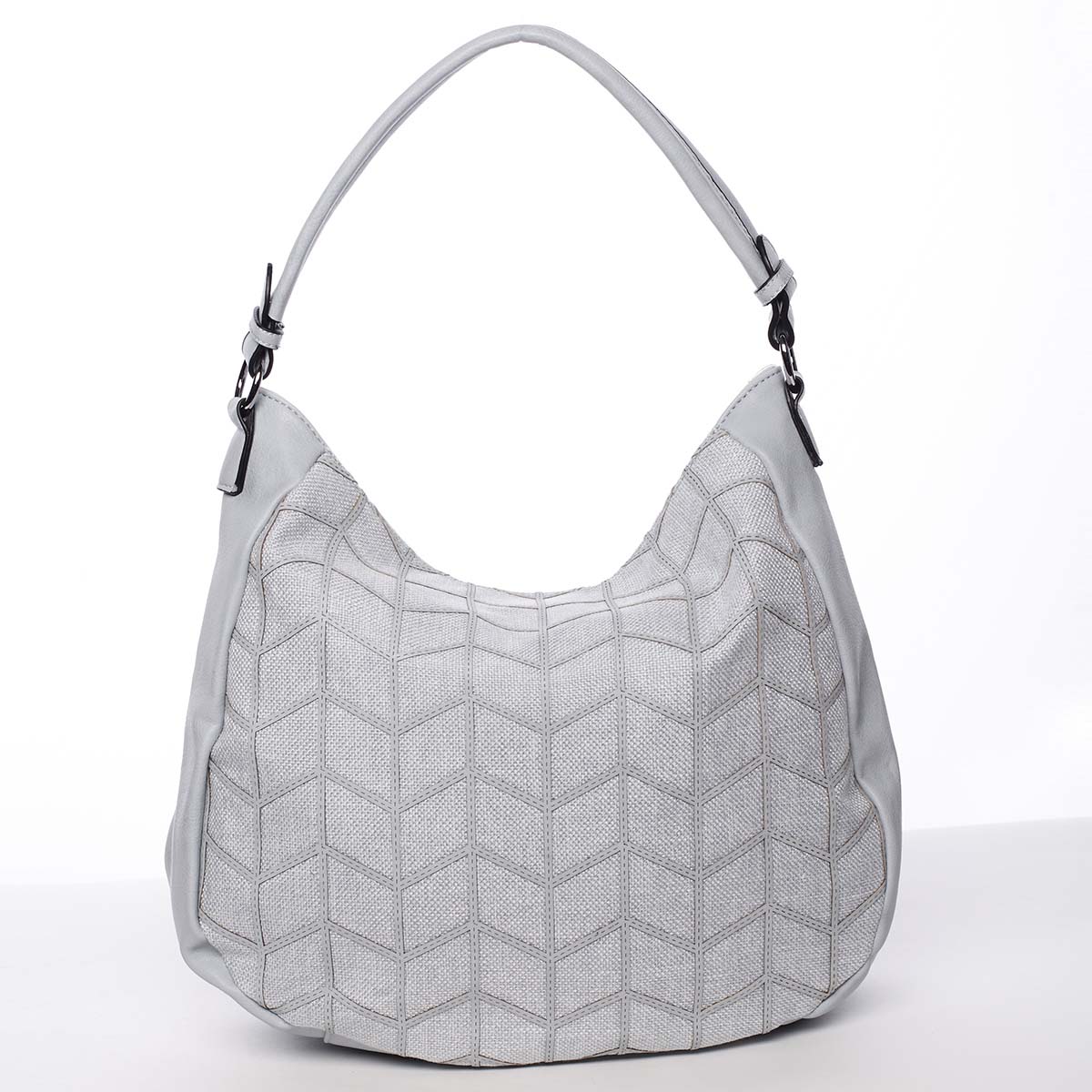 Velká originální dámská kabelka přes rameno světle modrá - Maria C Parwana