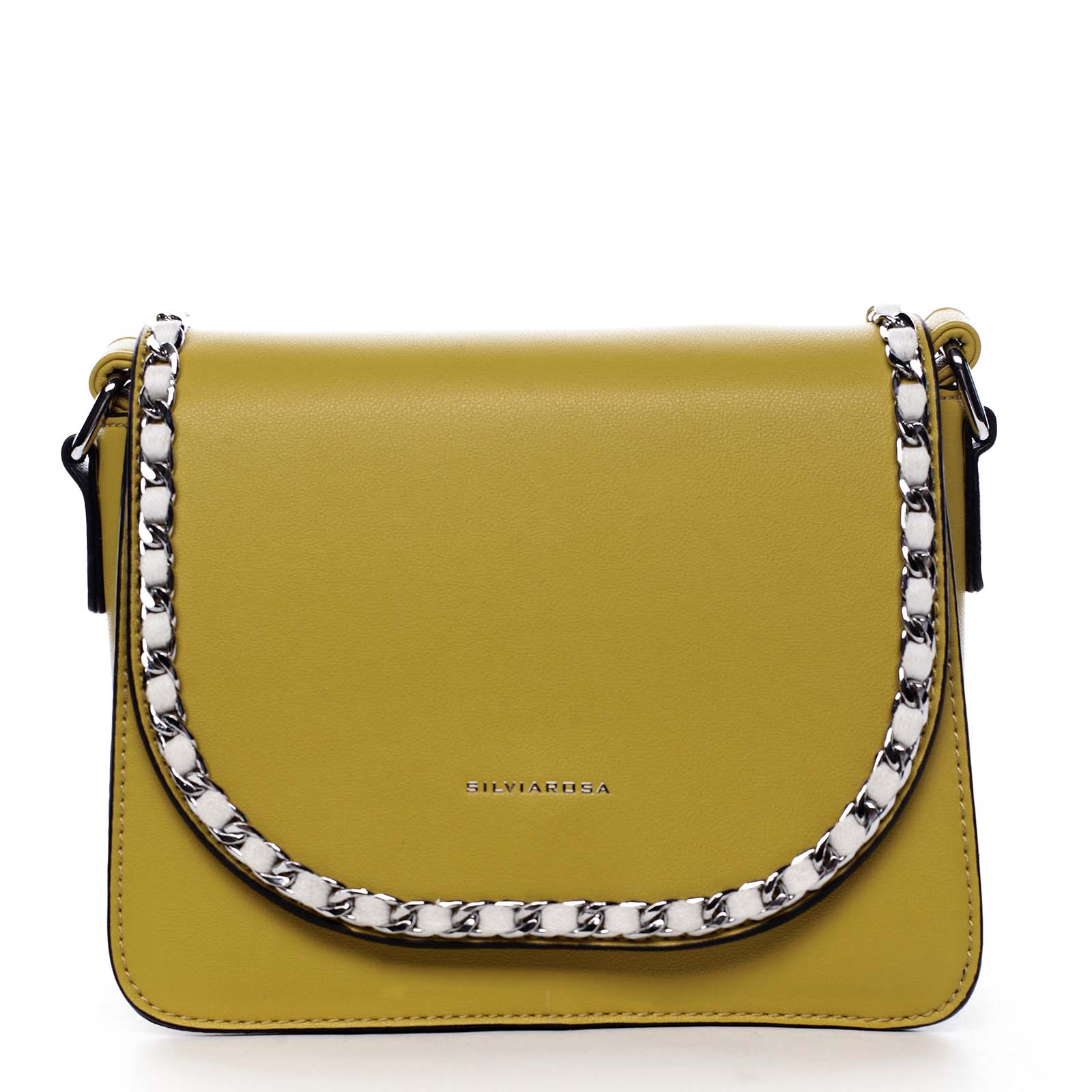 Dámská crossbody kabelka žlutá - Silvia Rosa Timqa