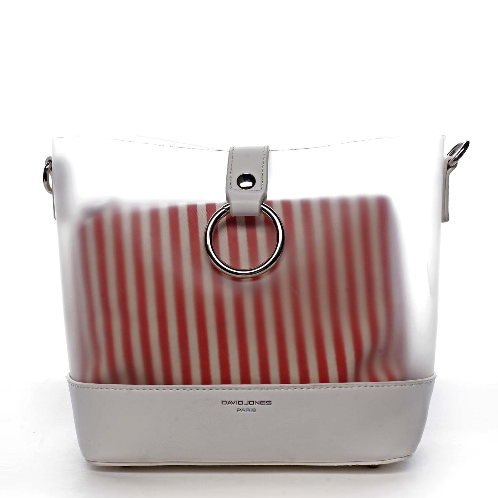 Originální dámská crossbody kabelka bílá - David Jones Crazy
