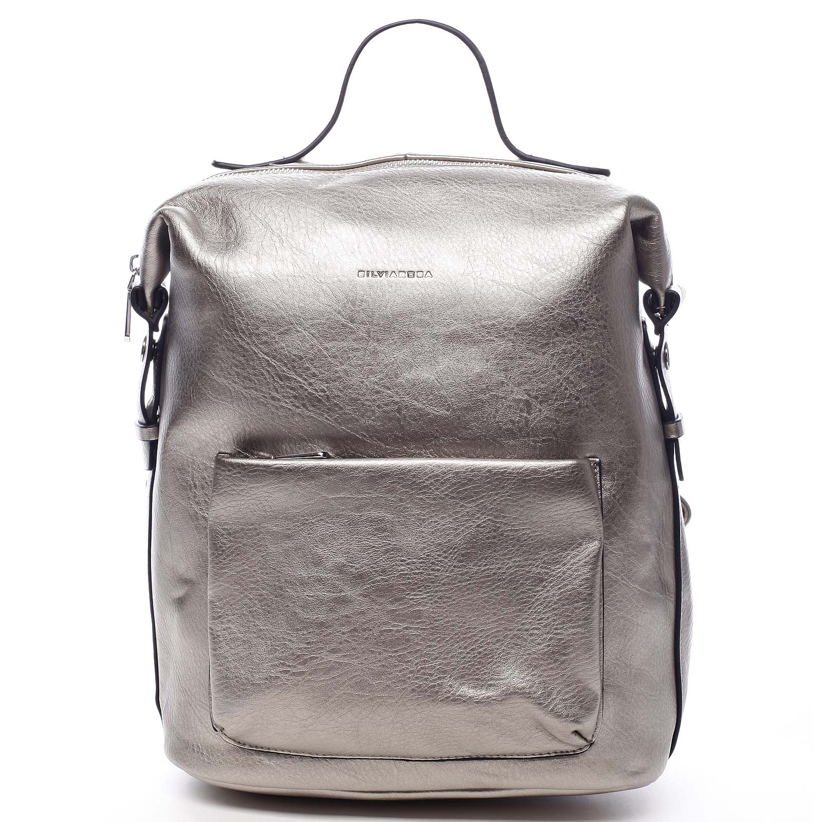 Dámský batoh stříbrný - Silvia Rosa SlowDown