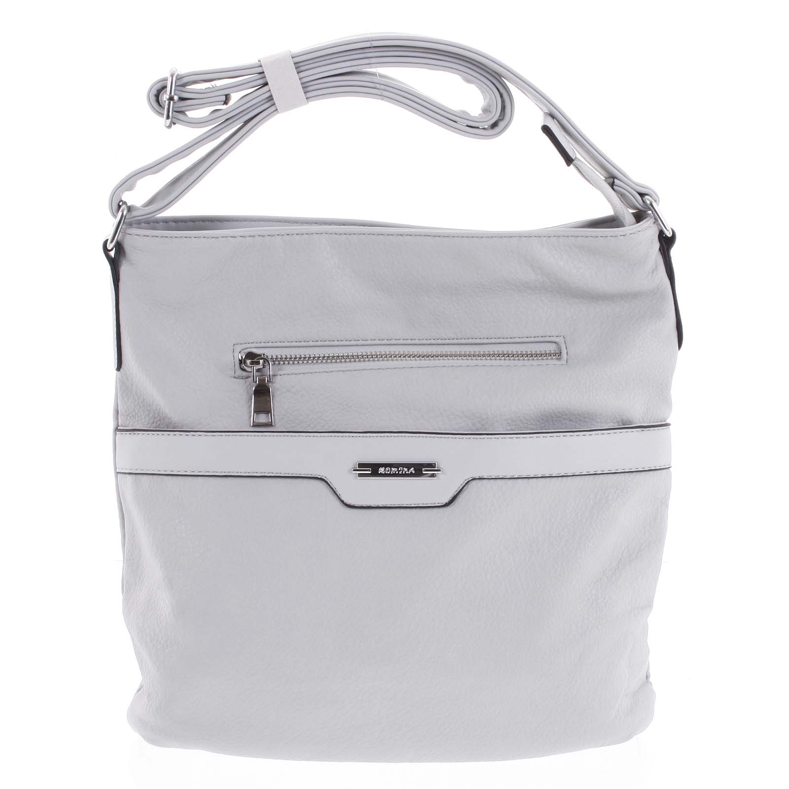 Dámská crossbody kabelka světle šedá - Romina Elmina