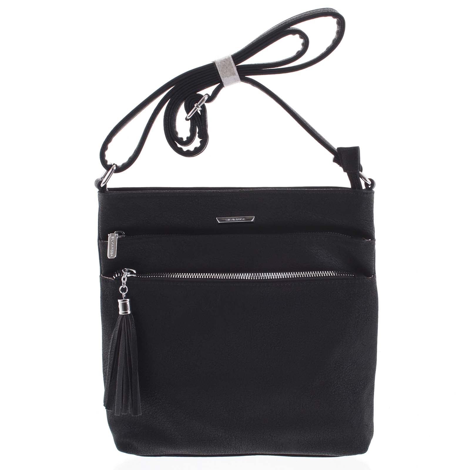 Dámská crossbody kabelka černá - Silvia Rosa Girly