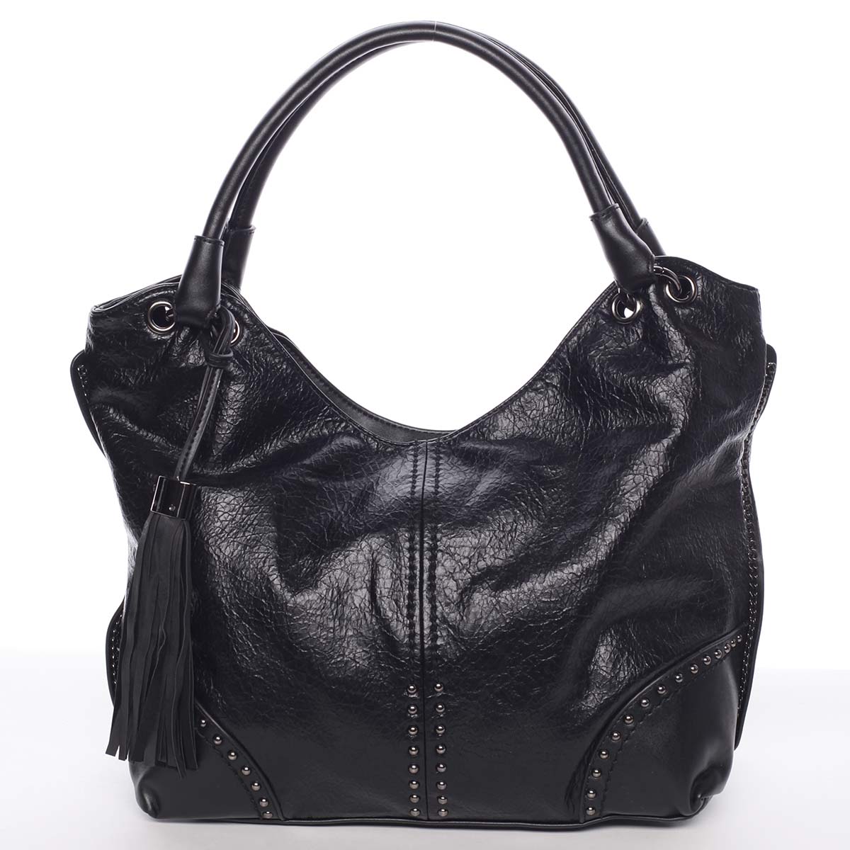 Velká módní a stylová černá dámská kabelka - MARIA C Azyla