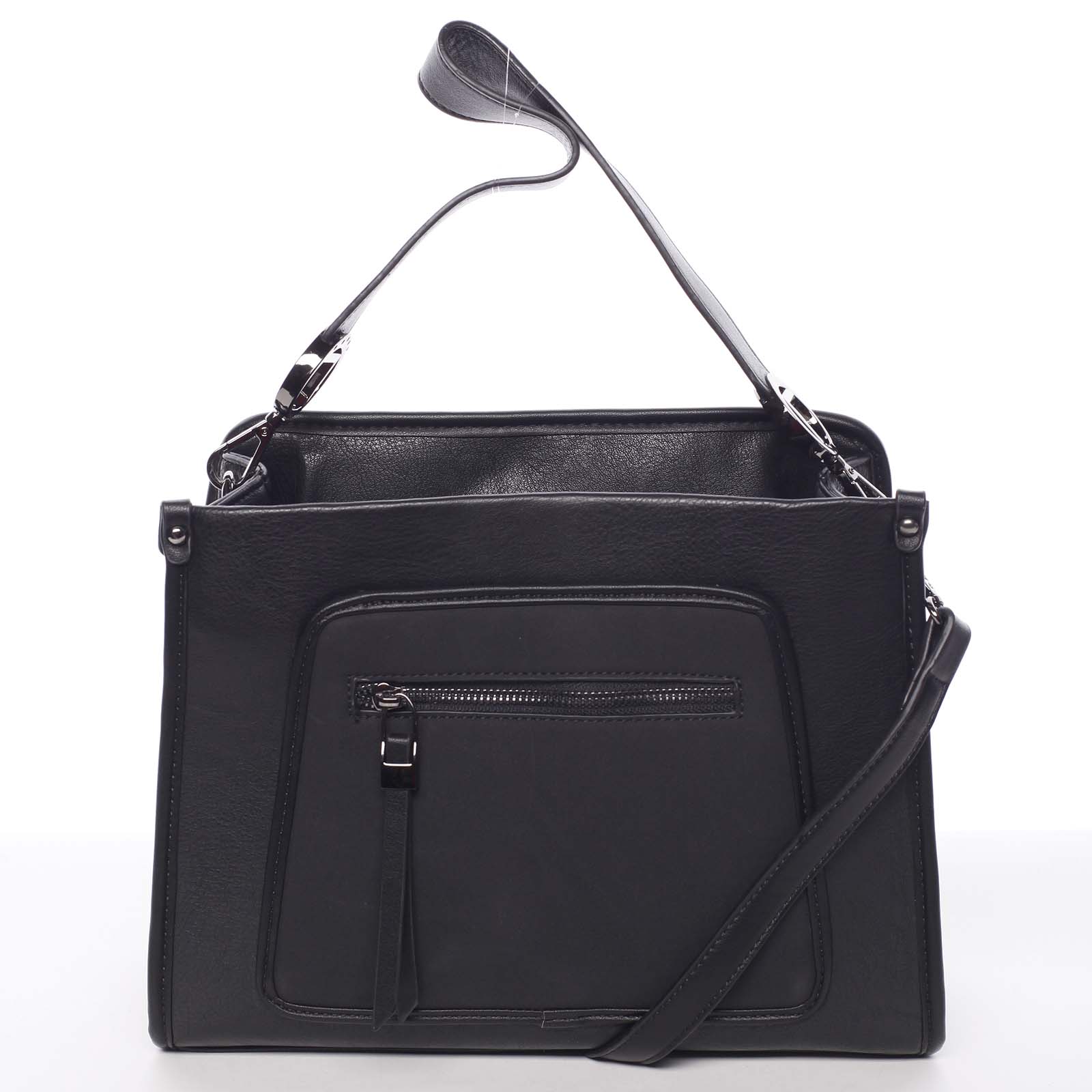 Unikátní elegantní střední kabelka pro dámy černá - MARIA C Urania