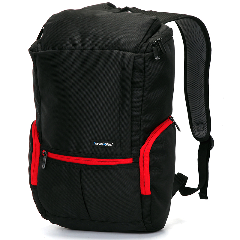 Velký cestovní černý batoh - Travel plus 0069