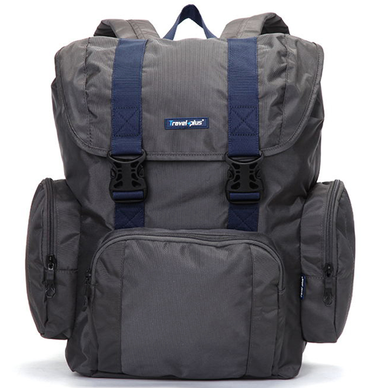 Velký šedý cestovní batoh - Travel plus 7503