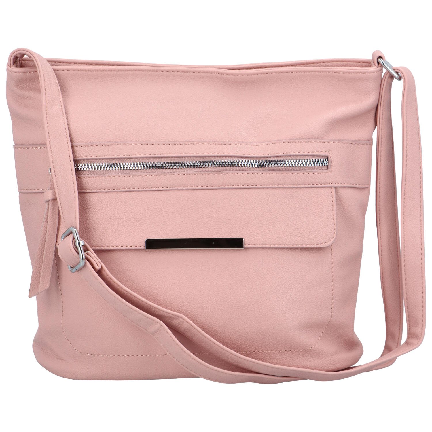 Levně Dámská crossbody kabelka růžová - Herisson Saimona