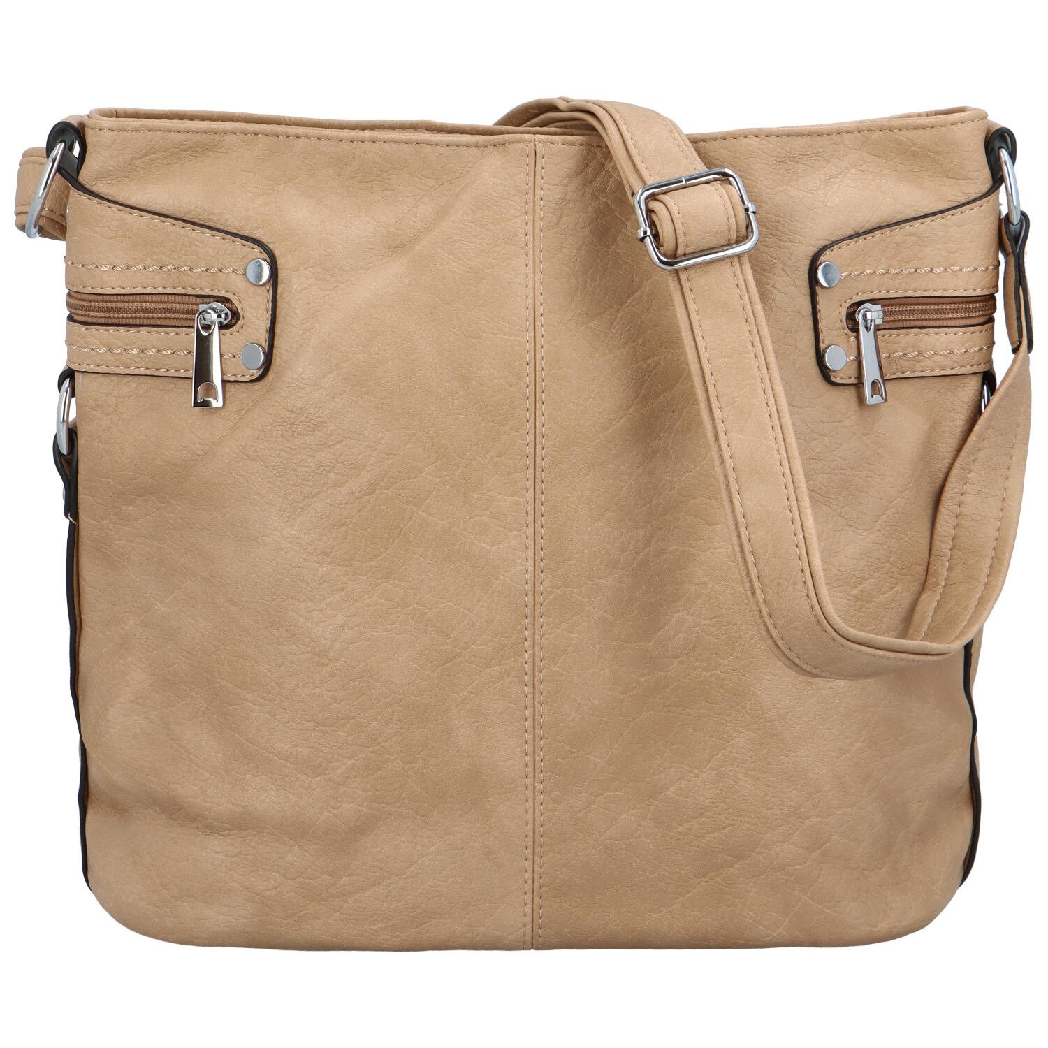 Dámská crossbody kabelka tmavě béžová - Mahel Serena