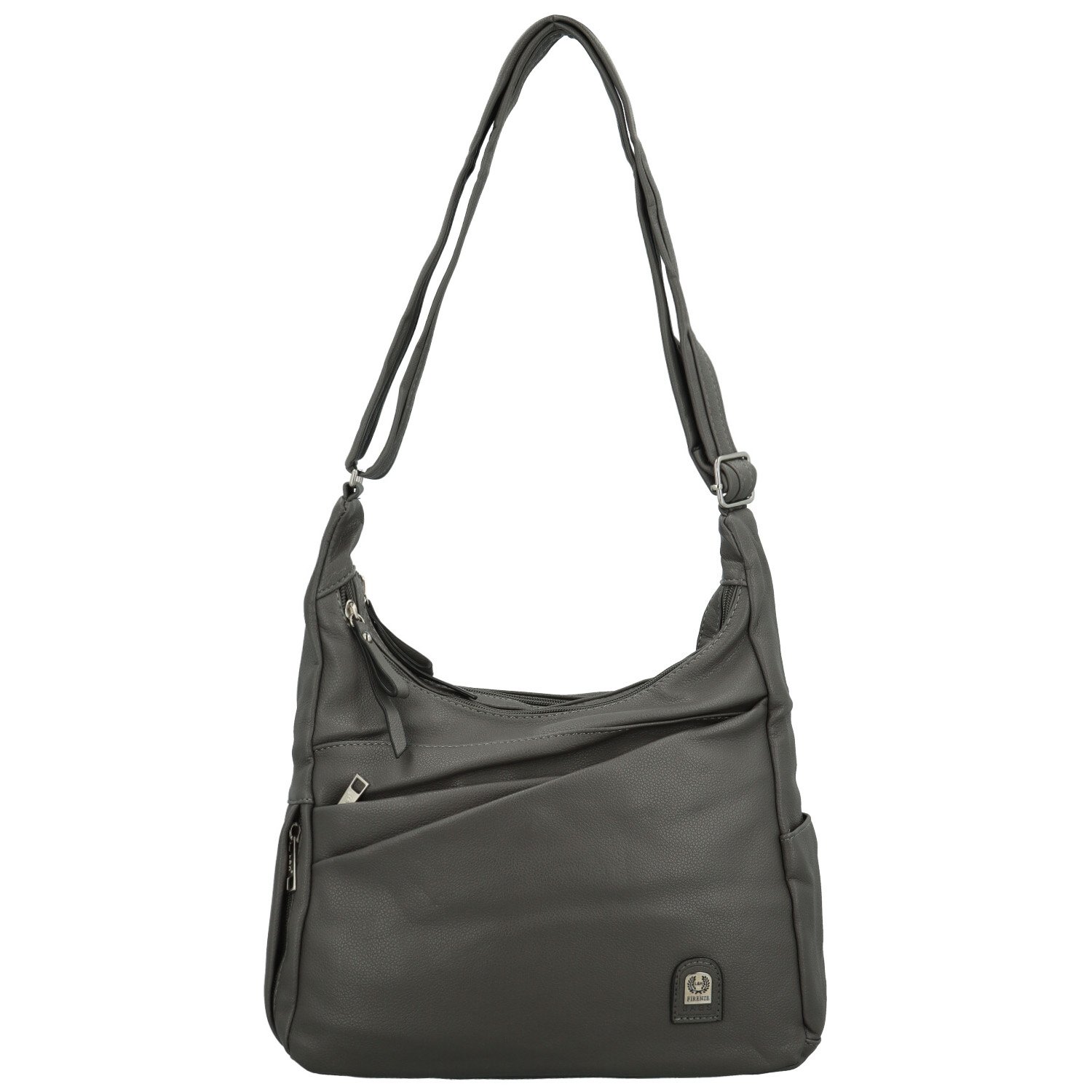 Dámská crossbody kabelka tmavě šedá - Firenze Kathy