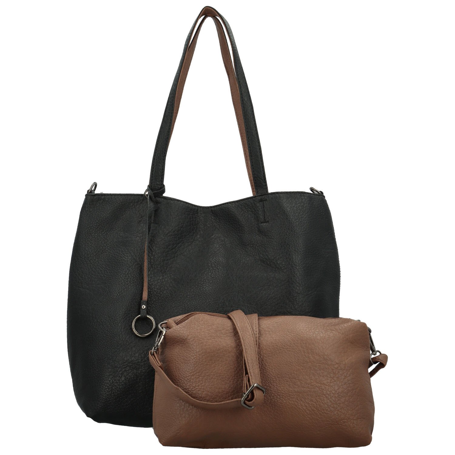 Dámský set kabelek černý/khaki - MaxFly Areti