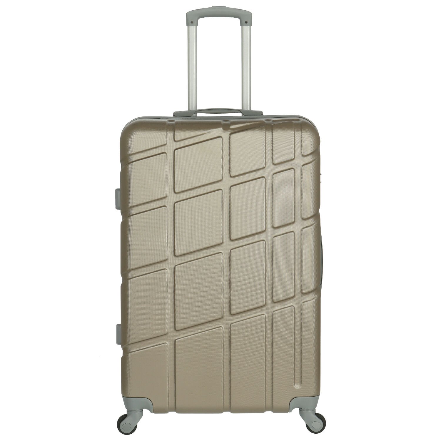 Cestovní plastový kufr šedo/zlatý - Ormi Sofron M