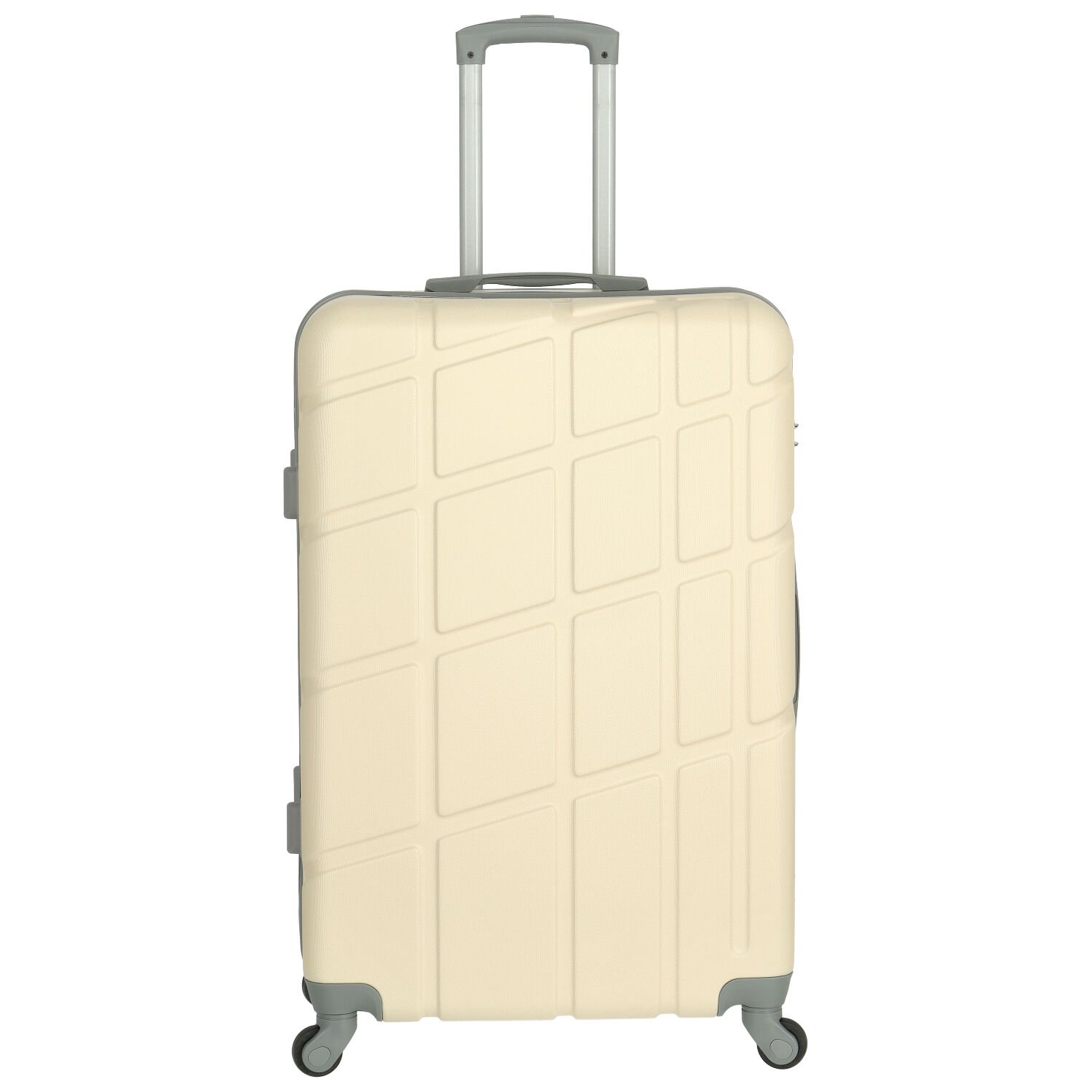 Cestovní plastový kufr krémový - Ormi Sofron L