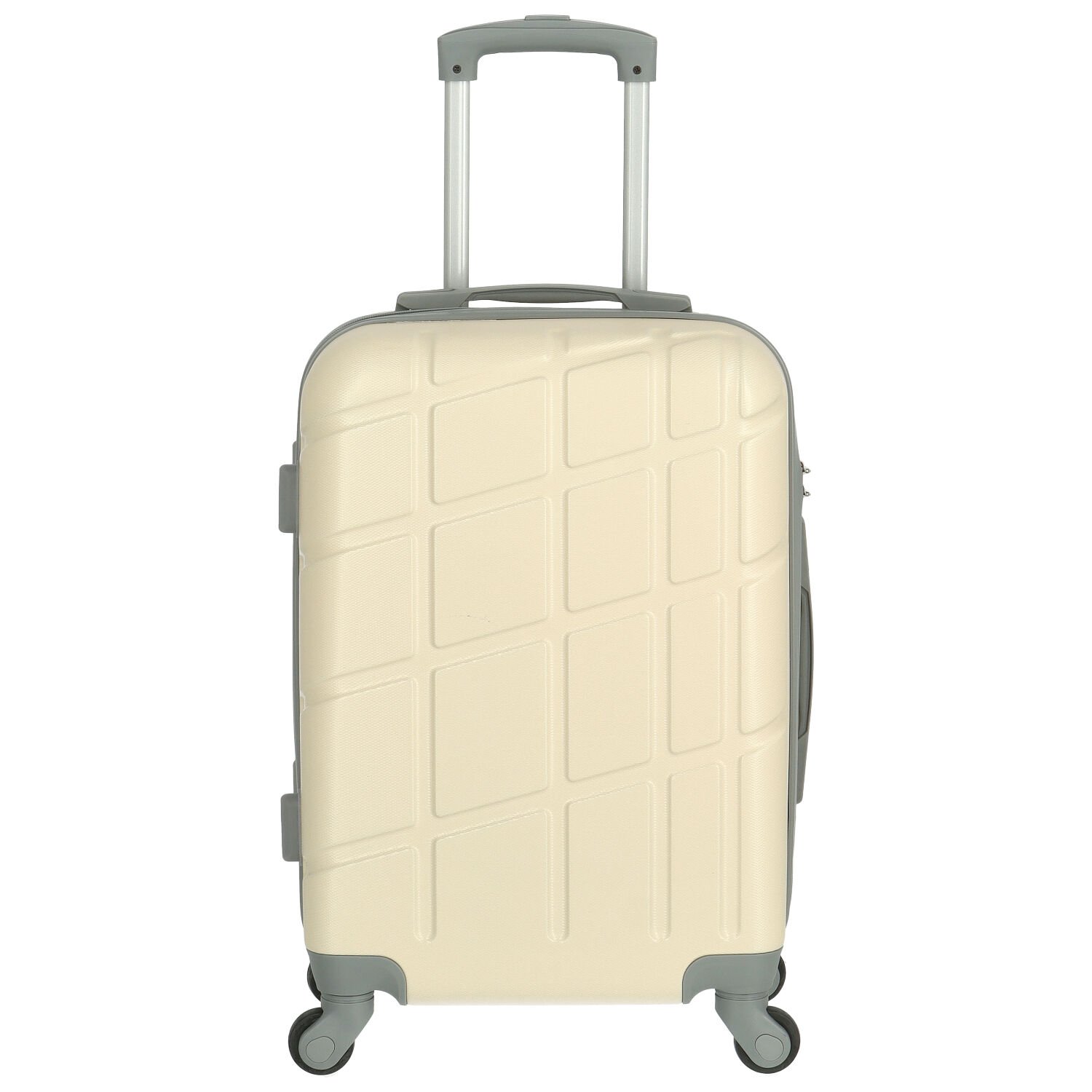 Cestovní plastový kufr krémový - Ormi Sofron S