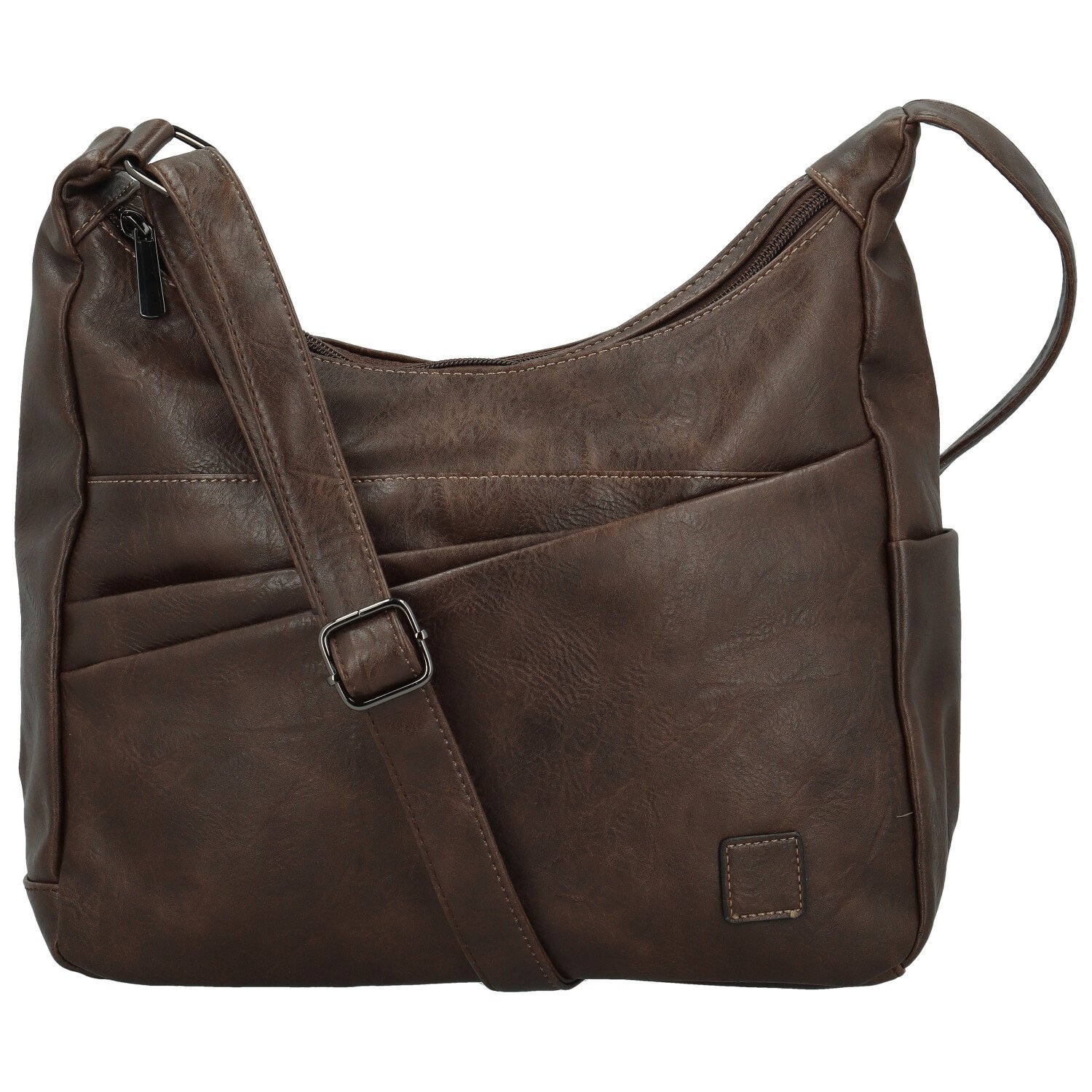 Dámská crossbody kabelka coffee - Firenze Ricco