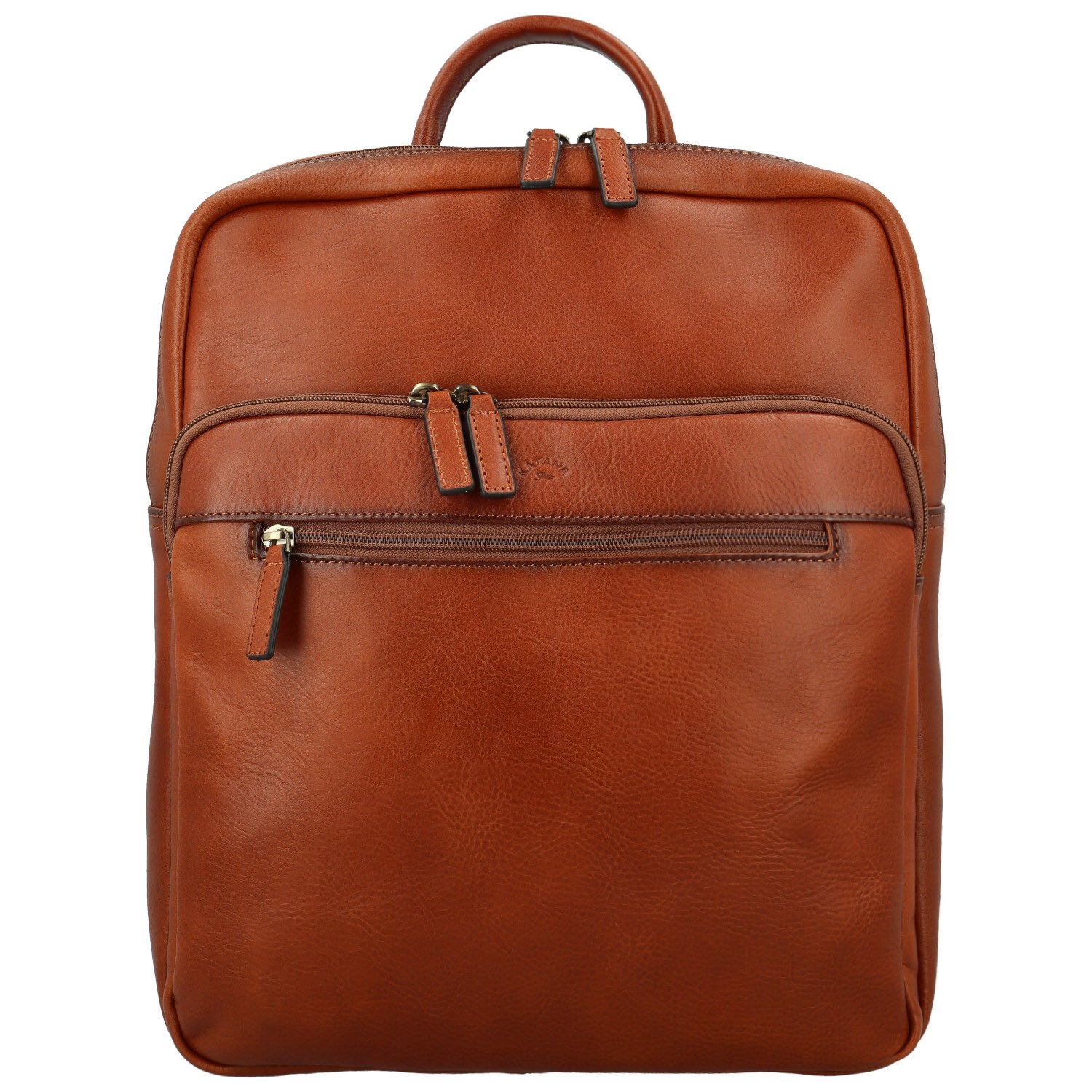 Kožený batoh koňakový - Katana Nives