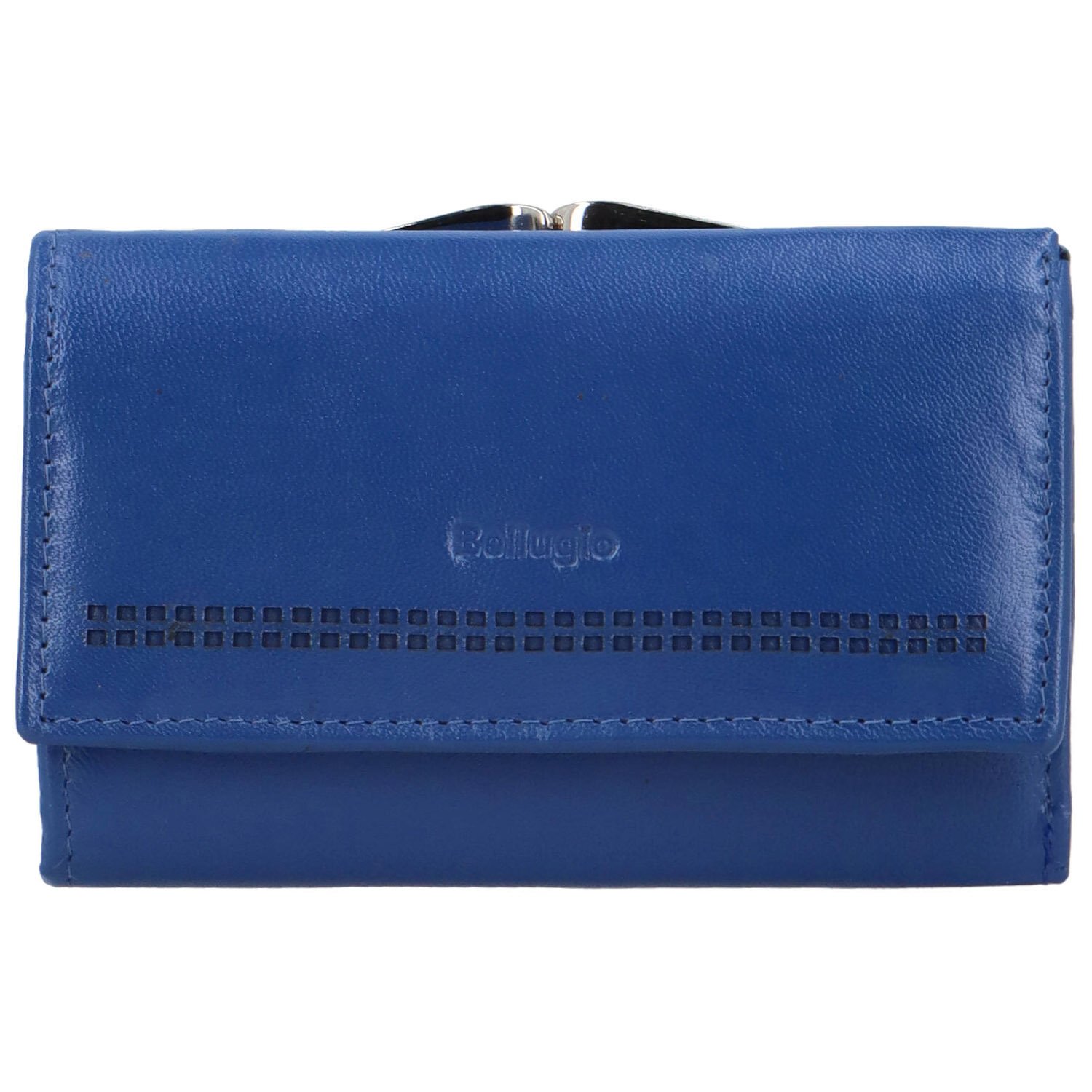 Levně Dámská kožená peněženka modrá - Bellugio Xagnana